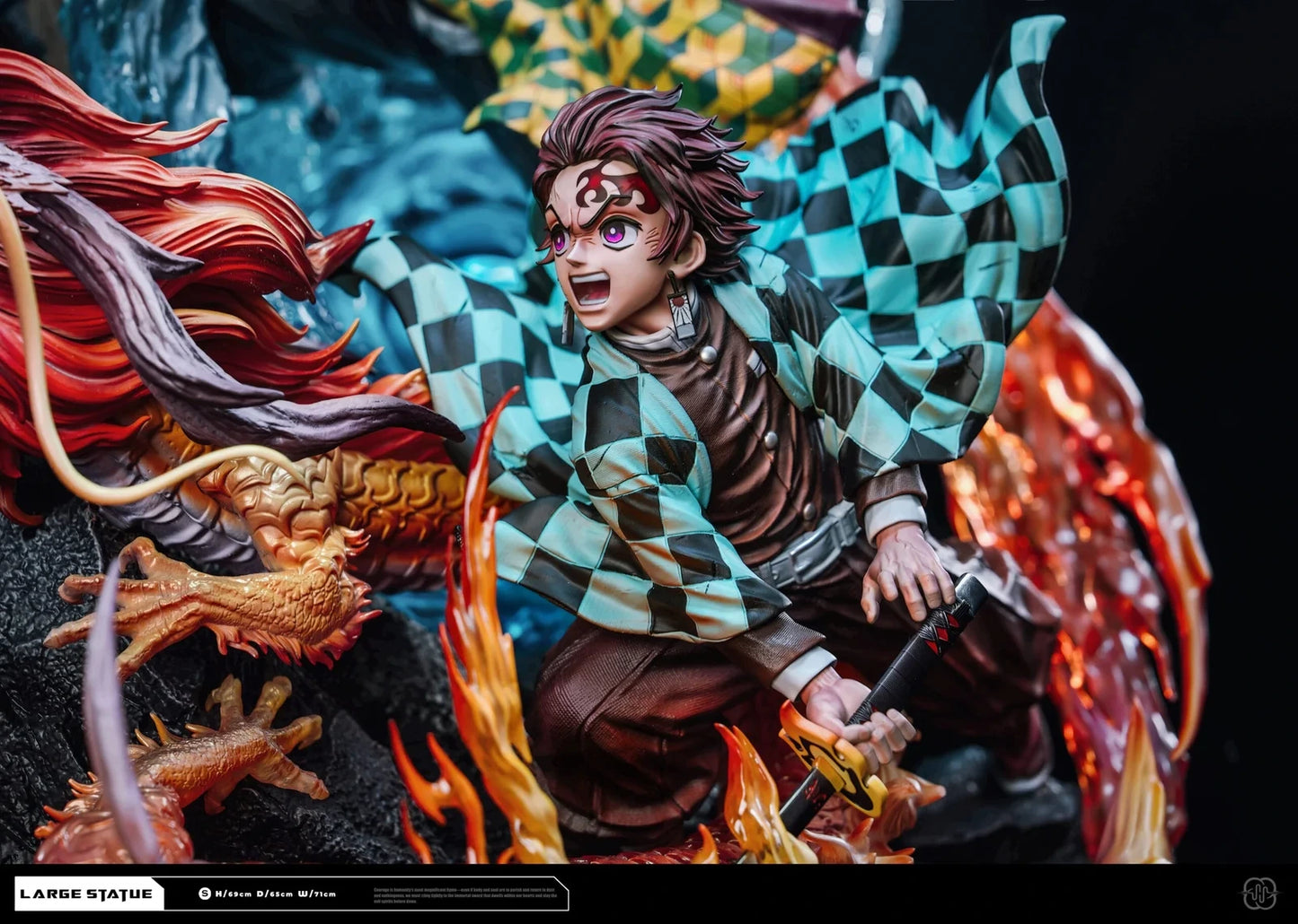 Preventa Resina Kamado Tanjiro & Tomioka vs Akaza Figura Kimetsu No Yaiba  Hertz  Estudio