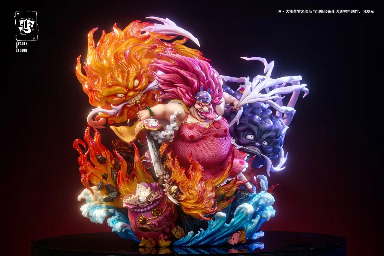 Preventa Resina Big Mom Figura One Piece Spades K Estudio