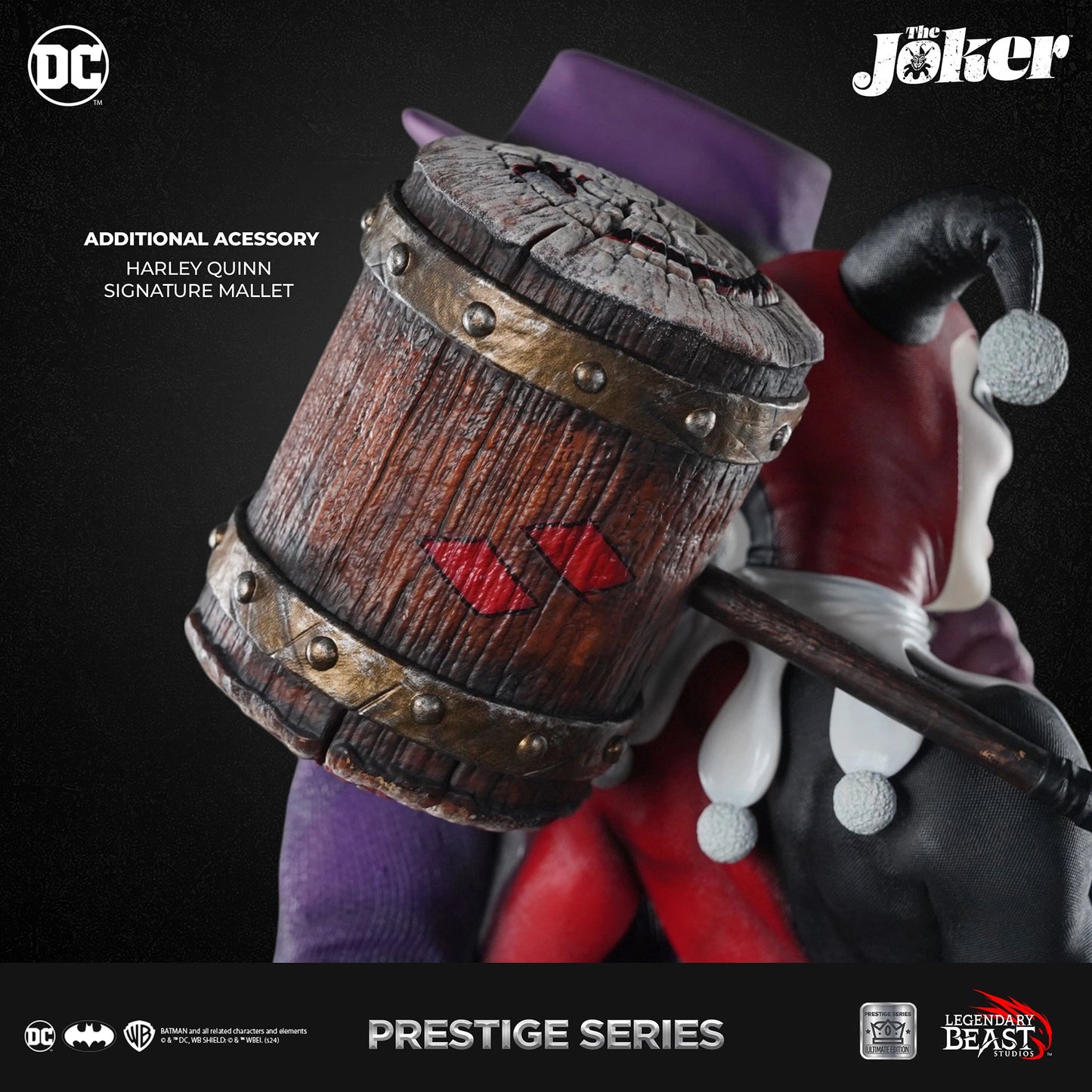 Preventa Resina Joker Figura DC Comics Legendary Beast (Licencia) Estudio