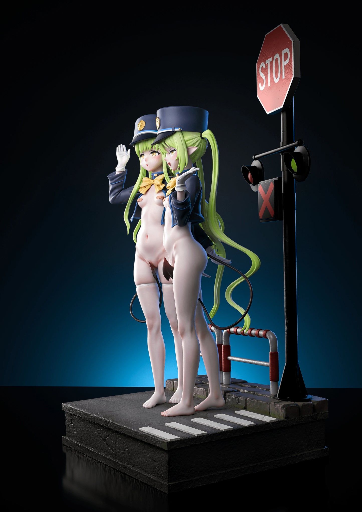 Preventa Resina Hikari & Nozomi Tachibana Figura Blue Archive Genius Bee Estudio