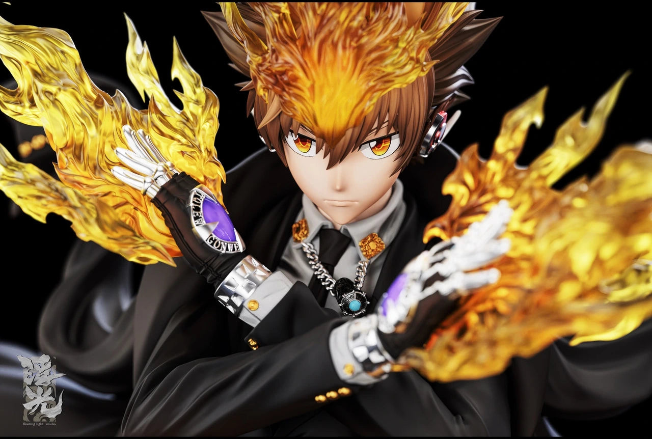 Preventa Resina Tsunayoshi Sawada Figura Katekyo Hitman Reborn! Floating Light  Estudio