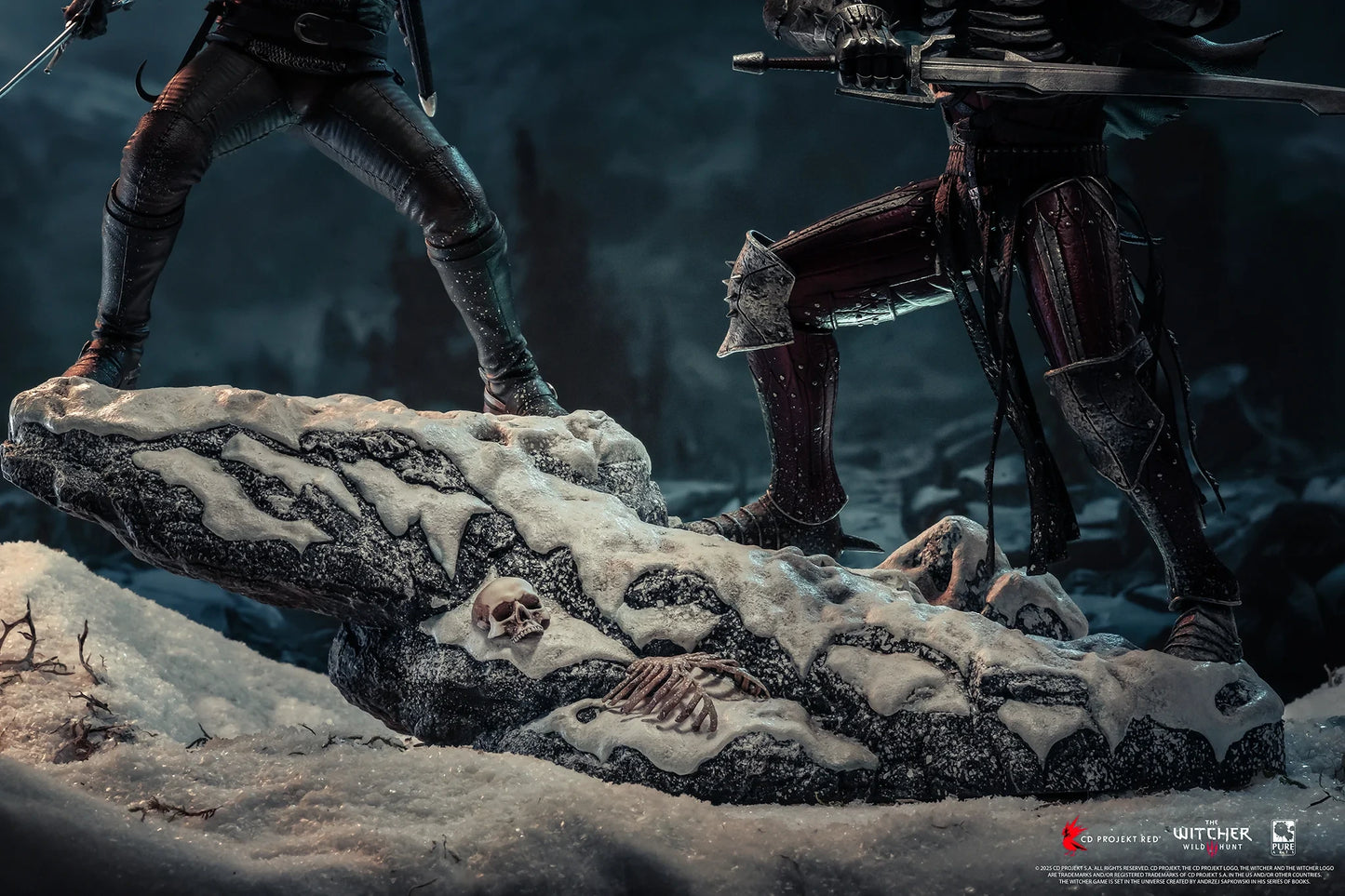 Preventa Resina Geralt vs Eredin Figura The Witcher 3 Pure Arts (Licencia) Estudio
