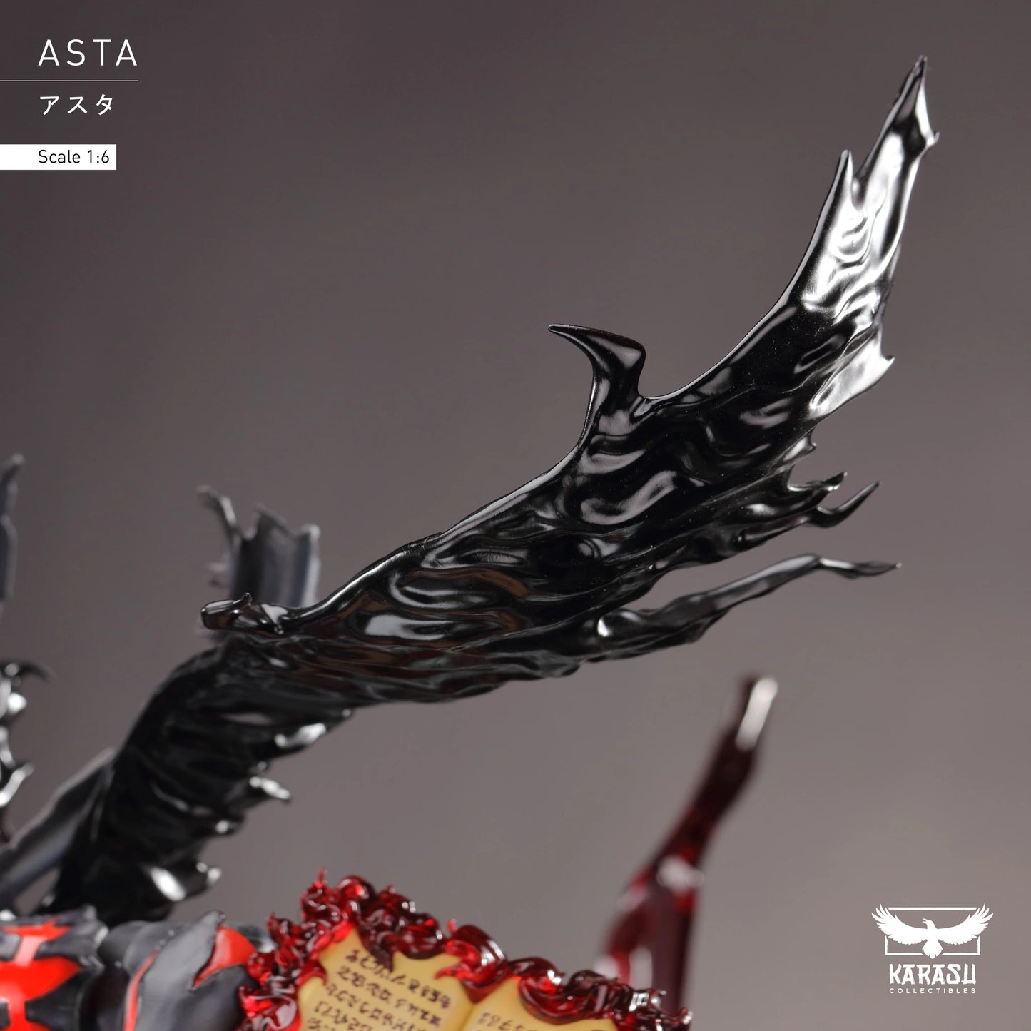 Preventa Resina Asta Figura Black Clover Karasu Estudio