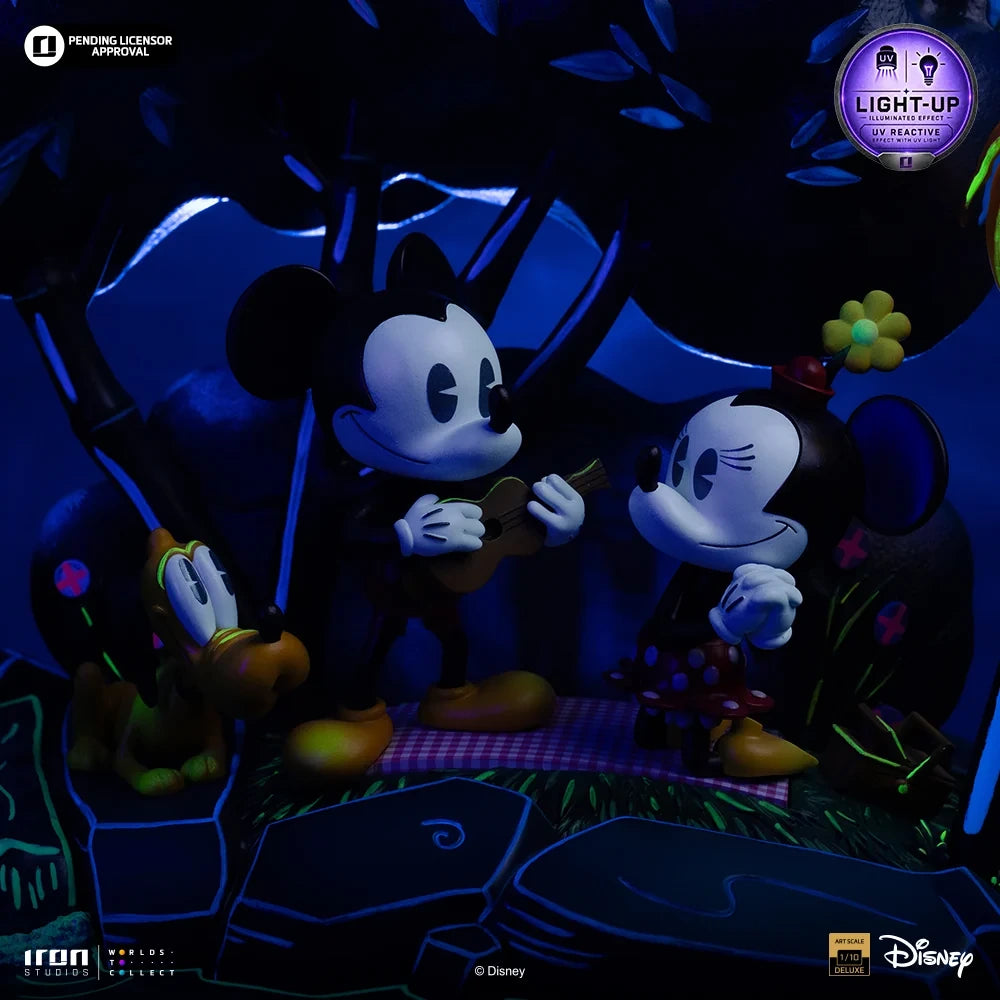 Preventa Resina Mickey, Minnie and Pluto Figura Disney Classic 1/6 Iron Estudio (Licencia)