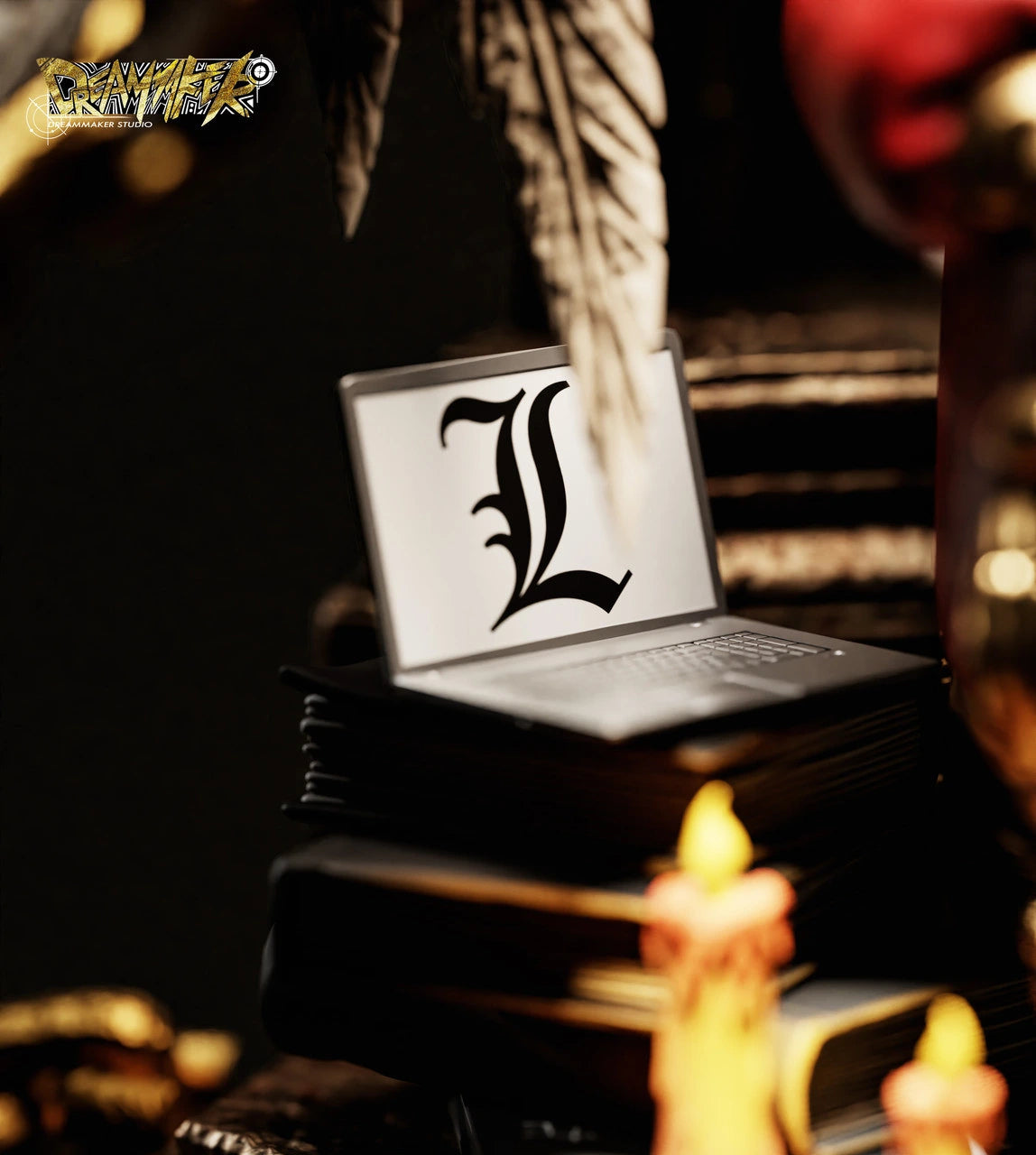 Preventa Resina L Lawliet Figura Death Note  Dreammaker Estudio