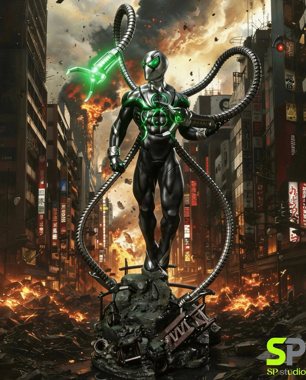 "Preventa Resina Spider-Man Figura The Superior Spider-Man  SP Estudio"