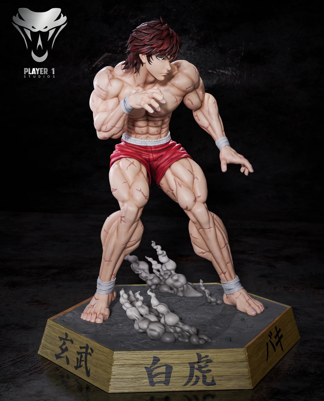 Preventa Resina Baki Hanma Figura Baki the Grappler  Player 1 Estudio