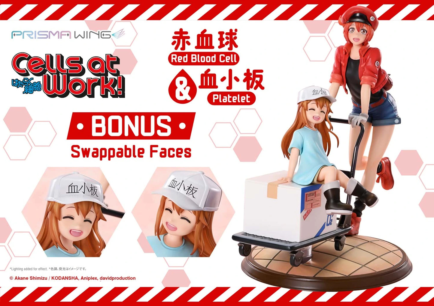 Preventa Resina Glóbulo Rojo & Plaquetas Figura Cells at Work Prime 1 (Licencia) Estudio