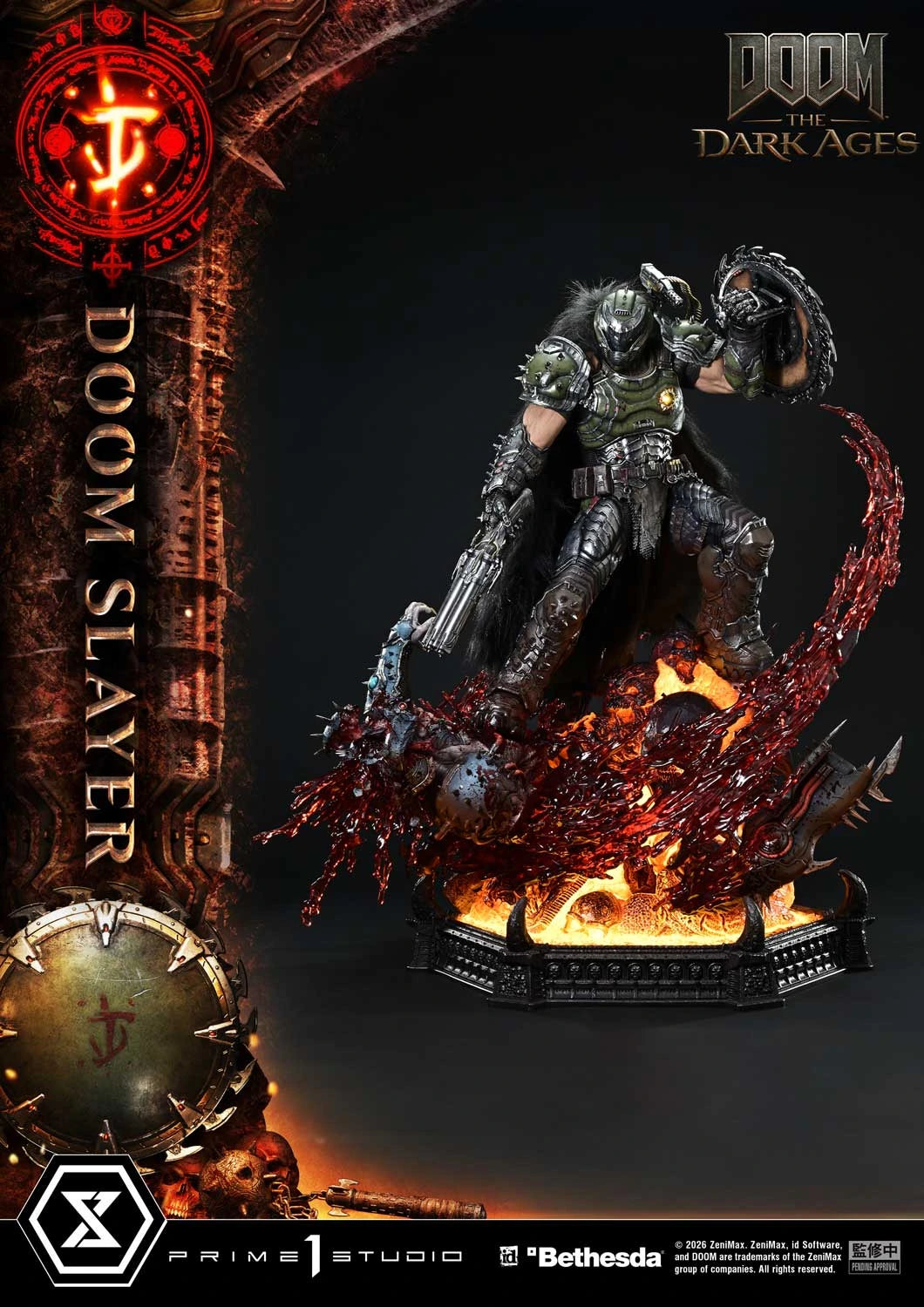 "Preventa Resina Doom Slayer  Figura DOOM: The Dark Ages   Prime 1 (Licencia) Estudio"