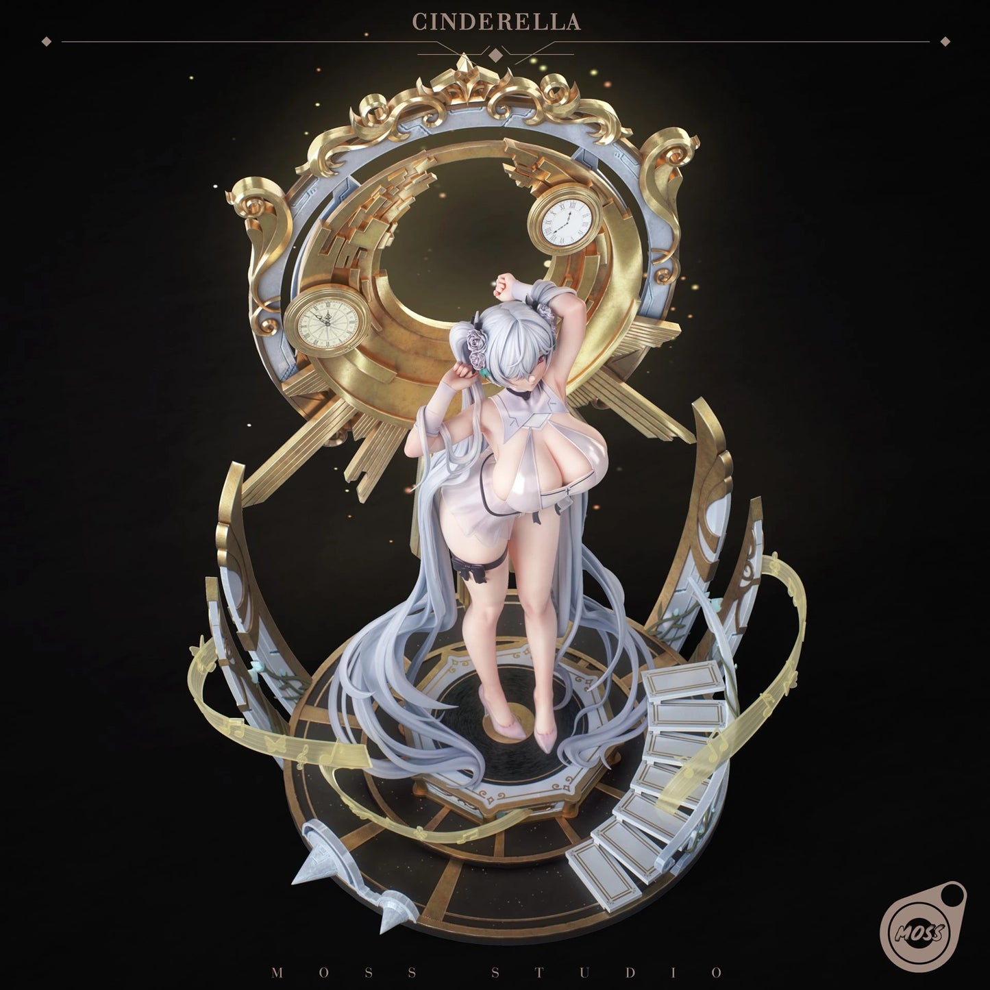 Preventa Resina Cinderella Figura Goddess Of Victory MOSS Estudio
