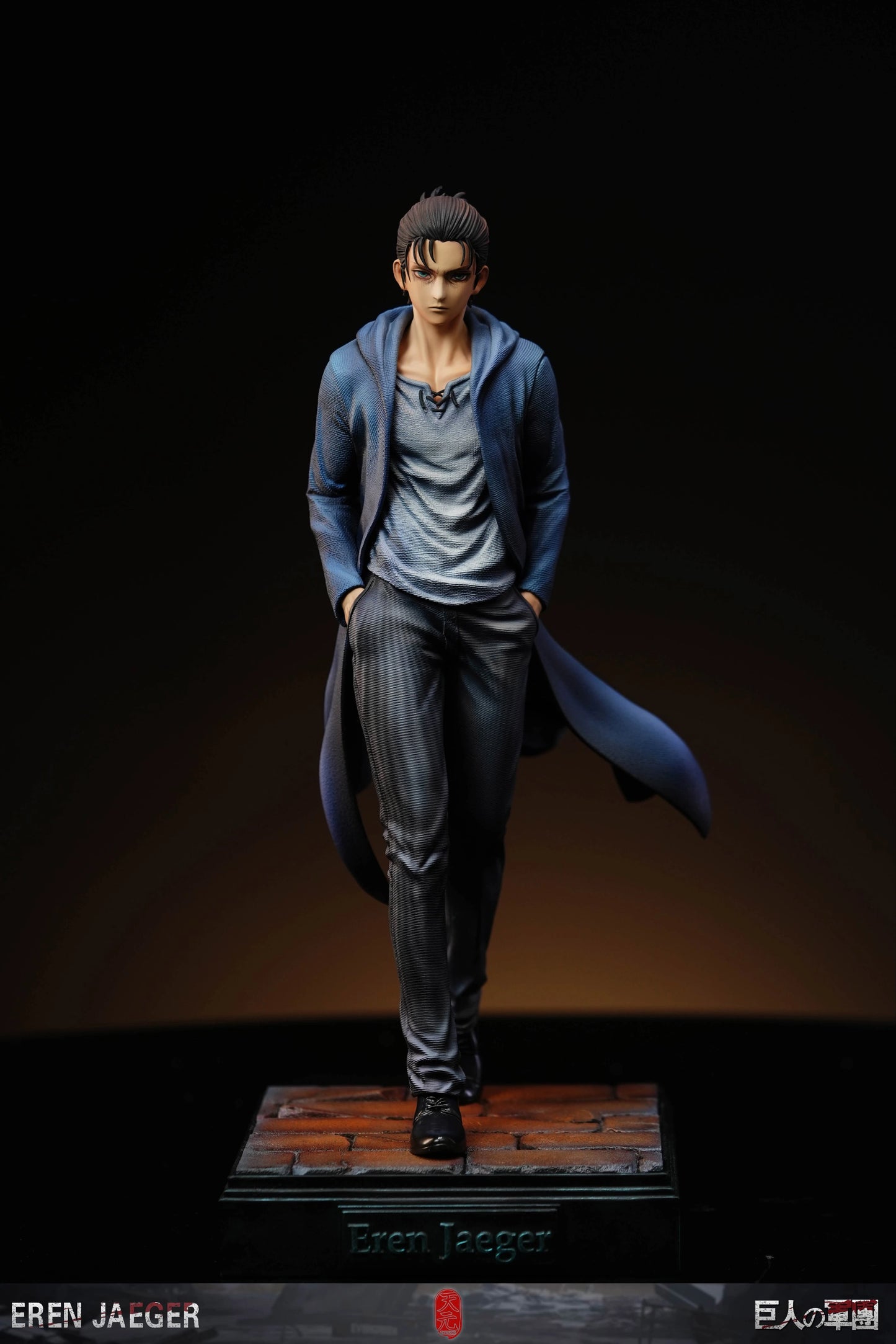 Preventa Resina Eren Yeager & Titan de Ataque Figura Attack On Titan TY  Estudio
