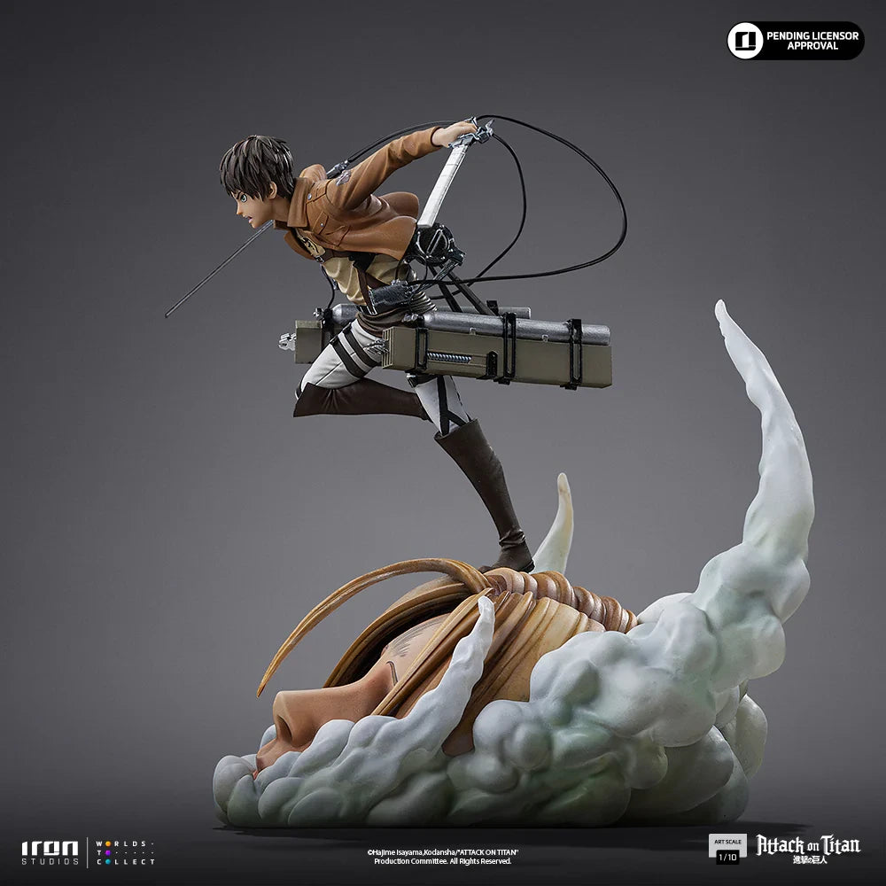 Preventa Resina Eren Jaeger Figura Attack On Titan Iron  Estudio