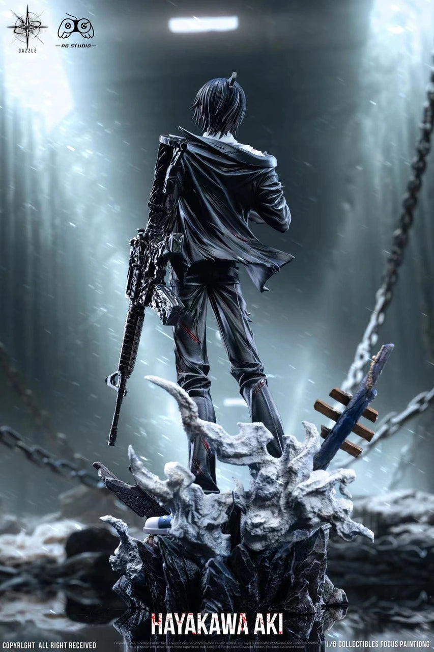 Preventa Resina Aki Hayakawa Figura Chainsaw Man Dazzke & PG Estudio