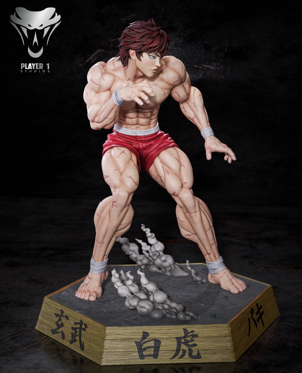Preventa Resina Baki Hanma Figura Baki the Grappler  Player 1 Estudio