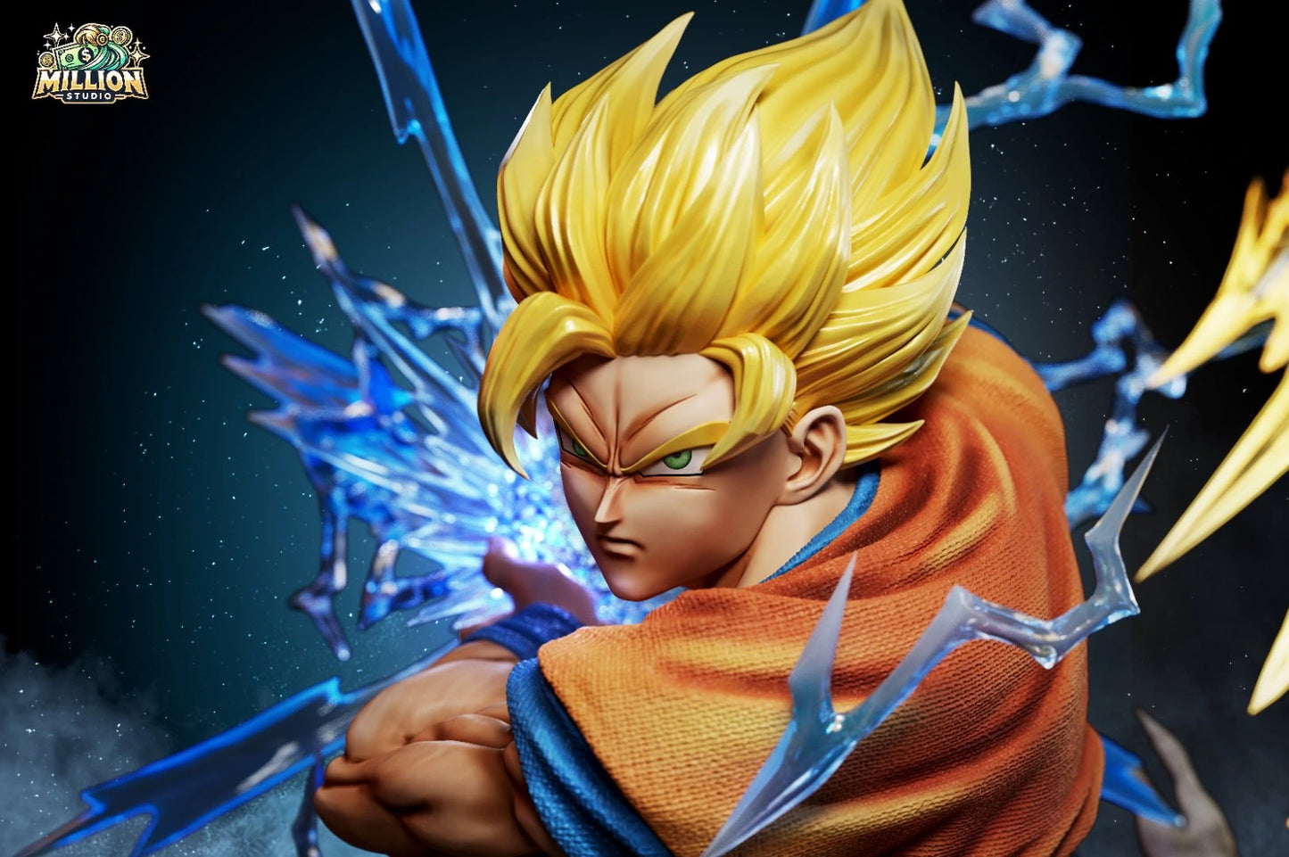 Preventa Resina Goku SSJ2 Figura Dragon Ball Million Estudio