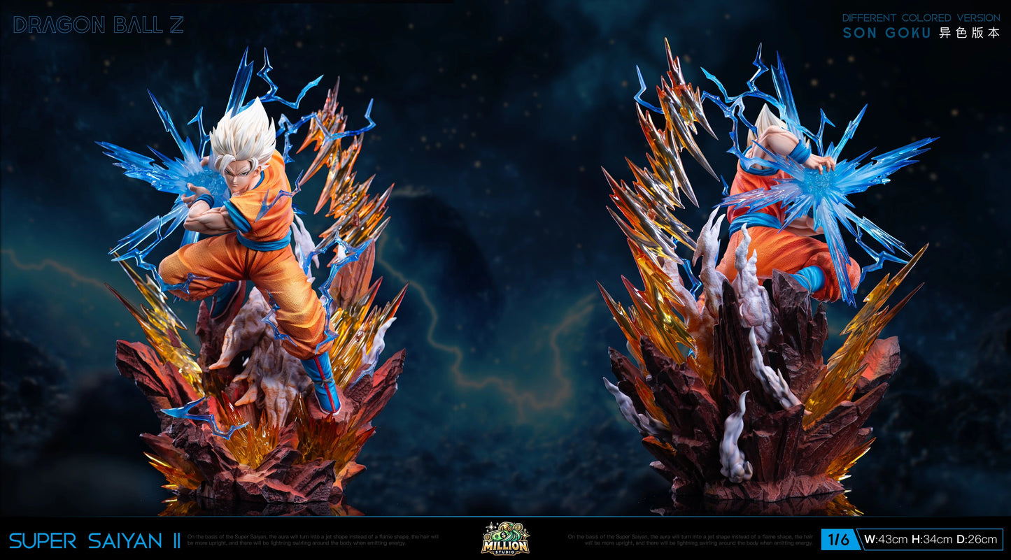Preventa Resina Goku SSJ2 Figura Dragon Ball Million Estudio