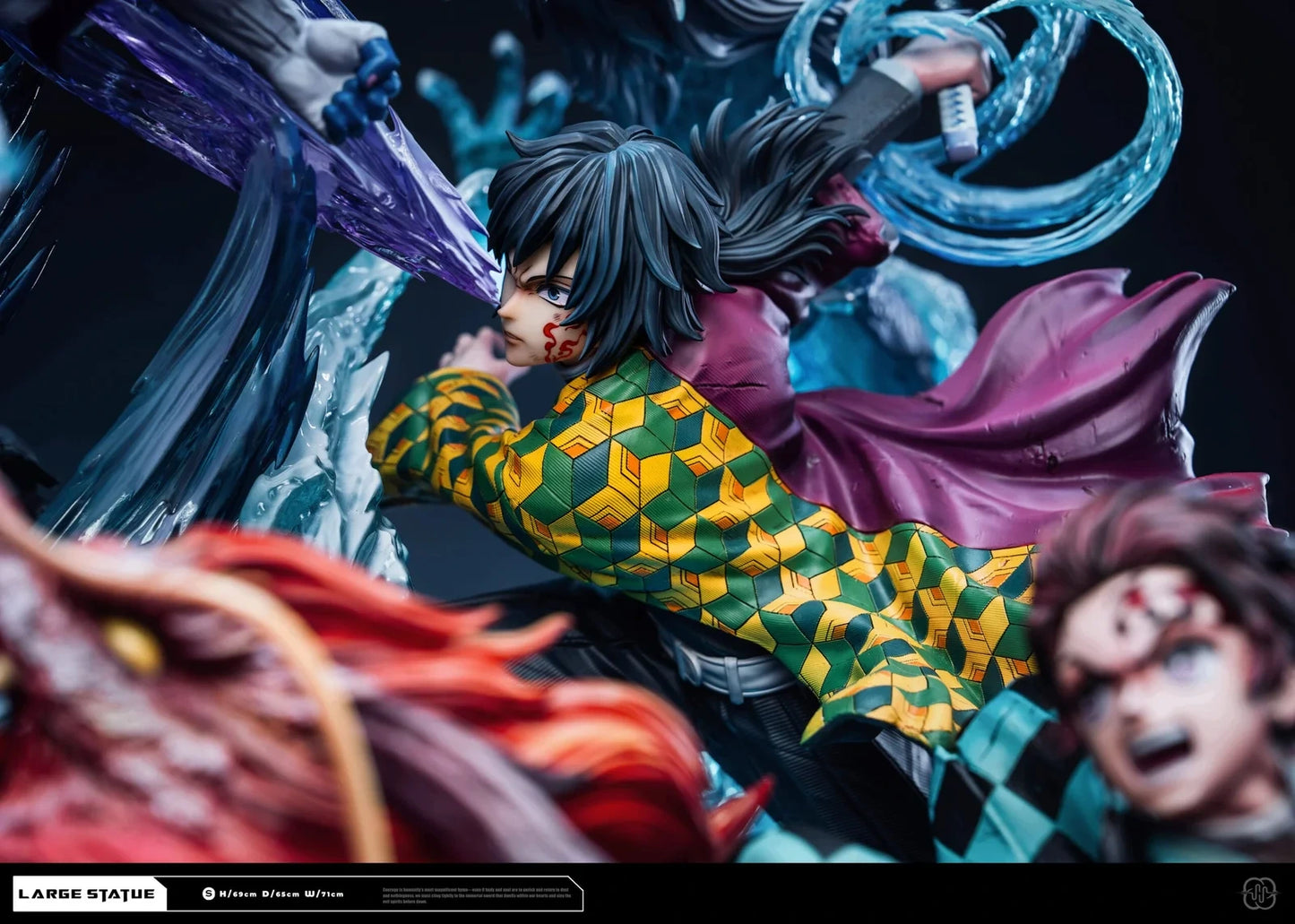 Preventa Resina Kamado Tanjiro & Tomioka vs Akaza Figura Kimetsu No Yaiba  Hertz  Estudio