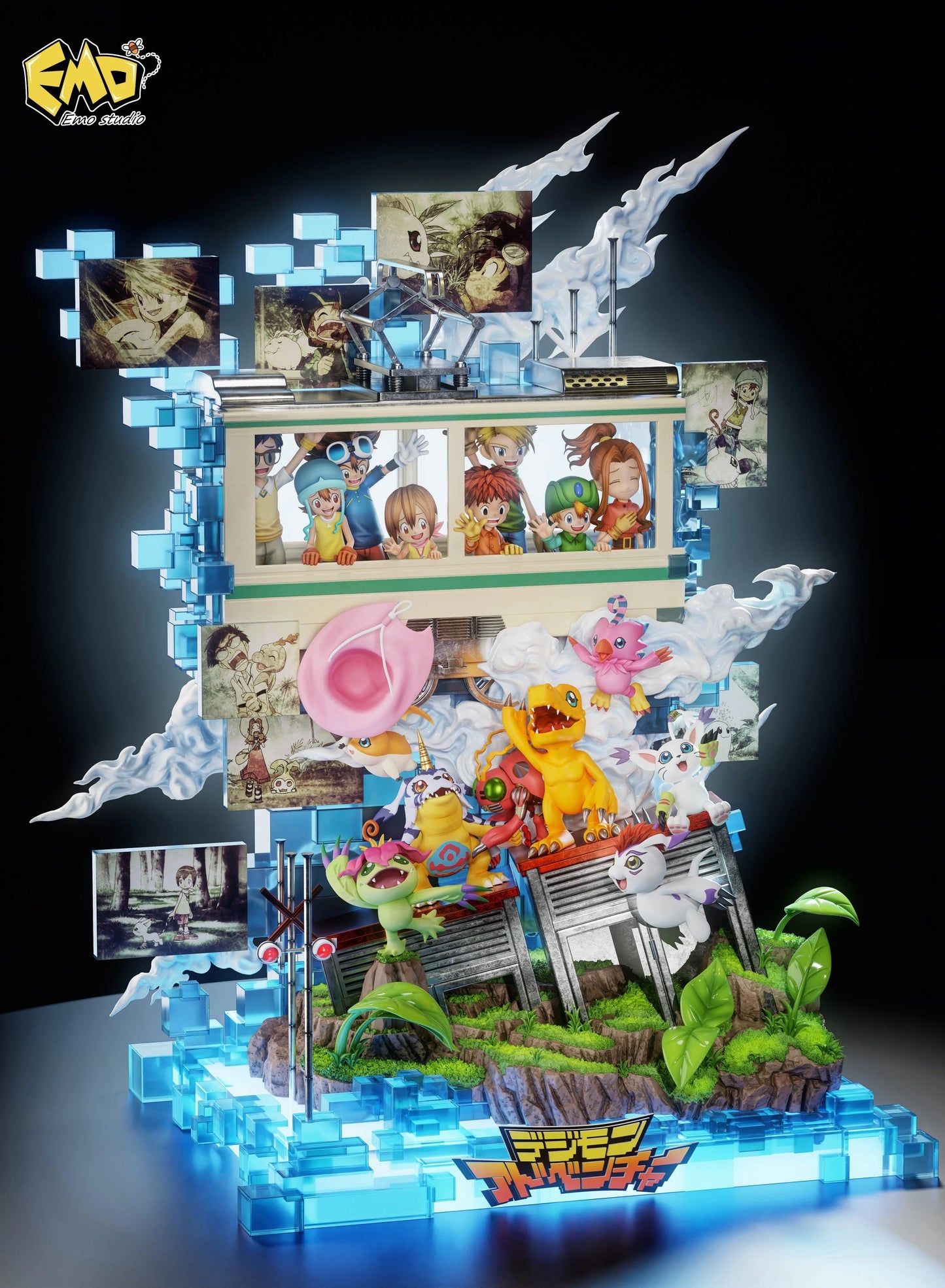 Preventa Resina Primera Generación Figura Digimon EMO  Estudio