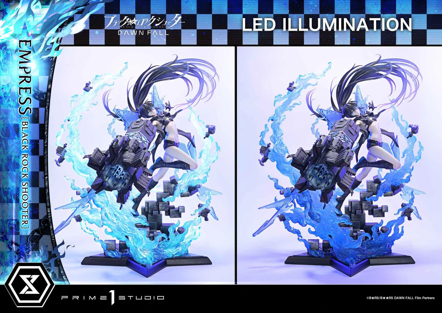 Preventa Resina Empress Figura Black Rock Shooter Dawn Fall  Prime 1 (Licencia) Estudio