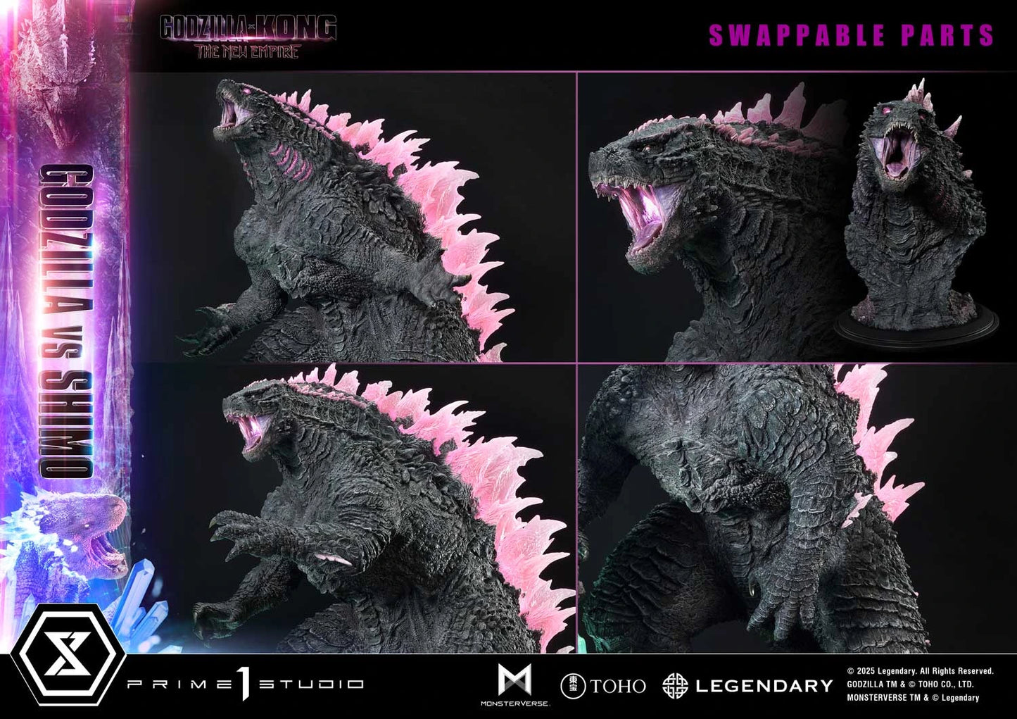 Preventa Resina Godzilla vs Shimo Figura Godzilla y Kong: El Nuevo Imperio Prime 1 (Licencia) Estudio