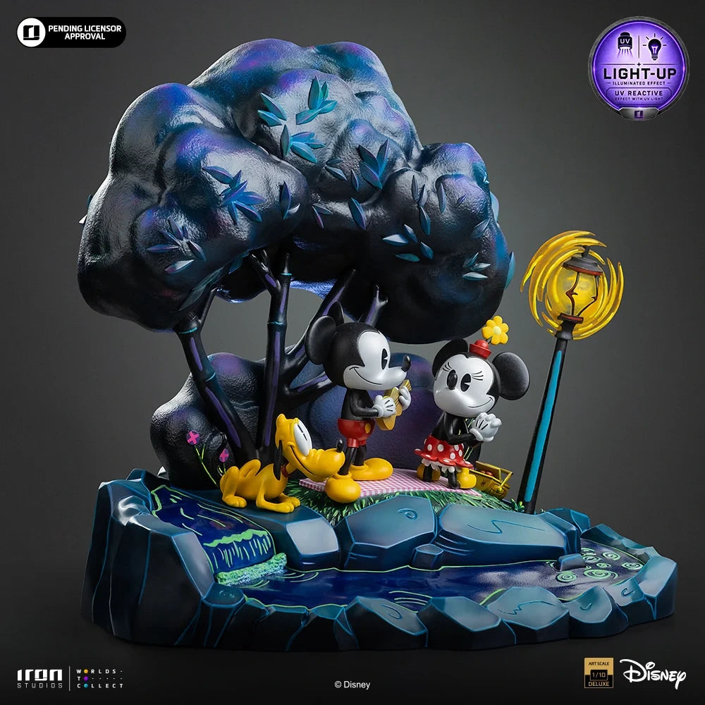 Preventa Resina Mickey, Minnie and Pluto Figura Disney Classic 1/6 Iron Estudio (Licencia)