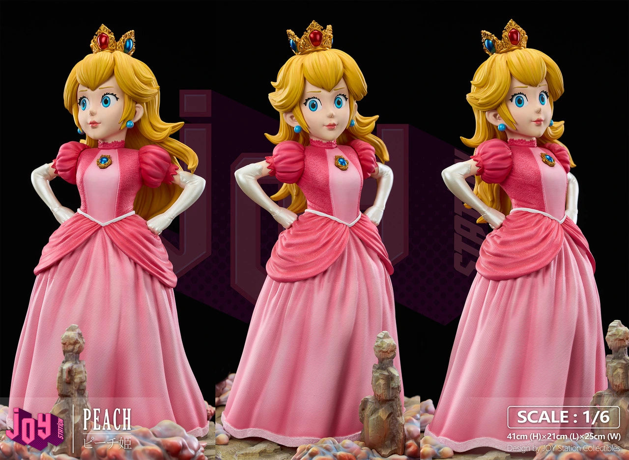 Preventa Resina Peach Figura Mario Bros 1/6 JOY Station Estudio