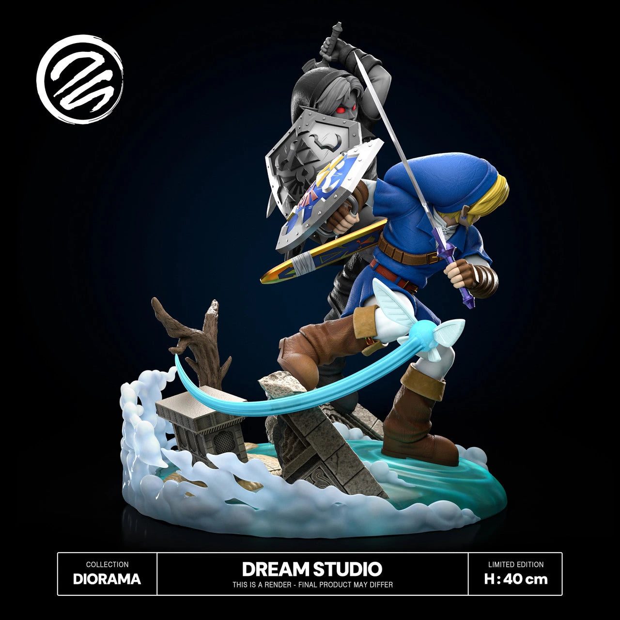 Preventa Resina Link vs Dark Link Figura The Legend Of Zelda: Ocarina of Time Dream Estudio