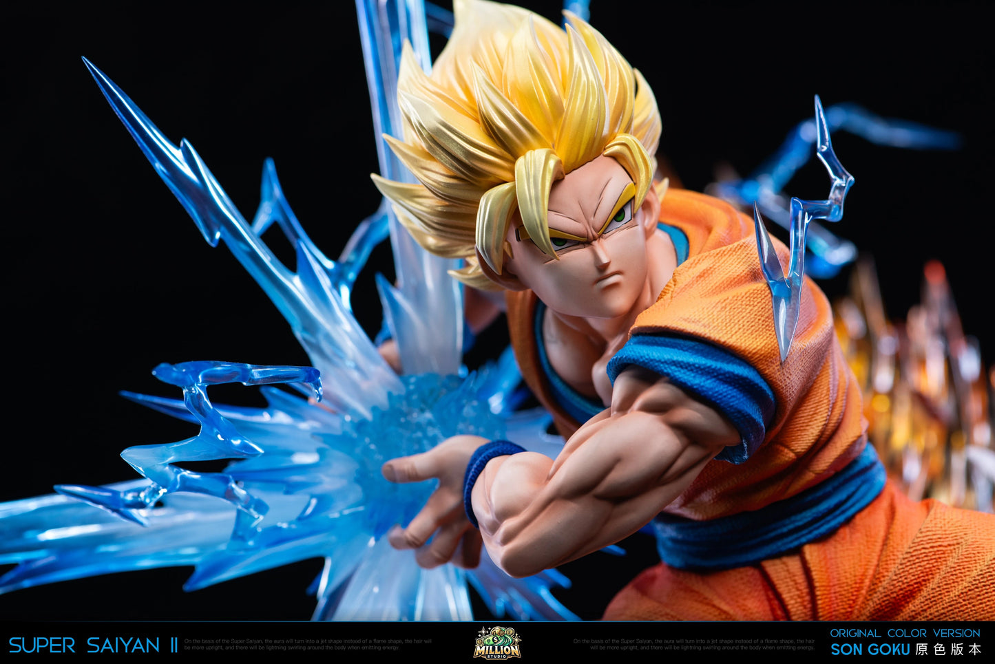 Preventa Resina Goku SSJ2 Figura Dragon Ball Million Estudio