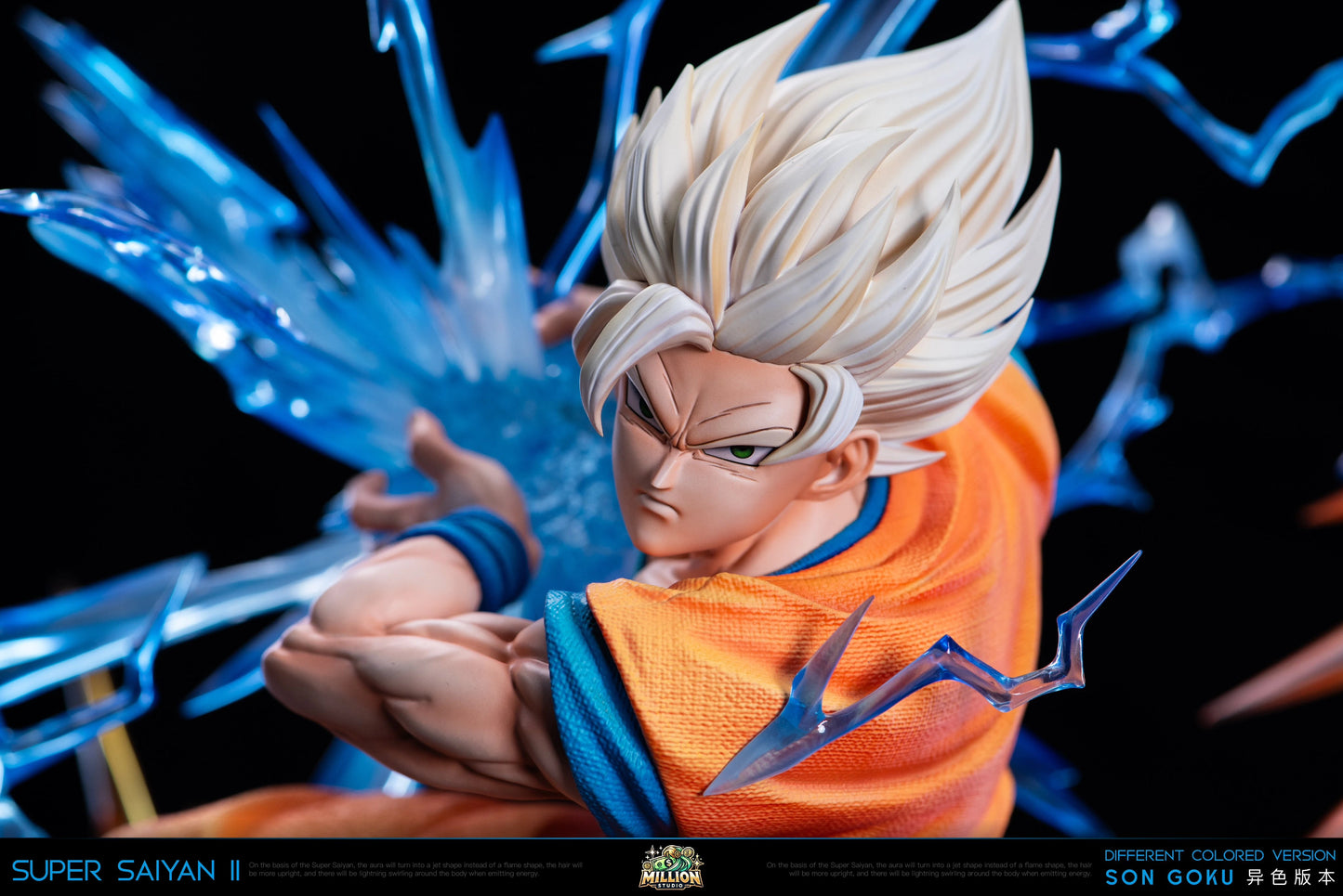 Preventa Resina Goku SSJ2 Figura Dragon Ball Million Estudio