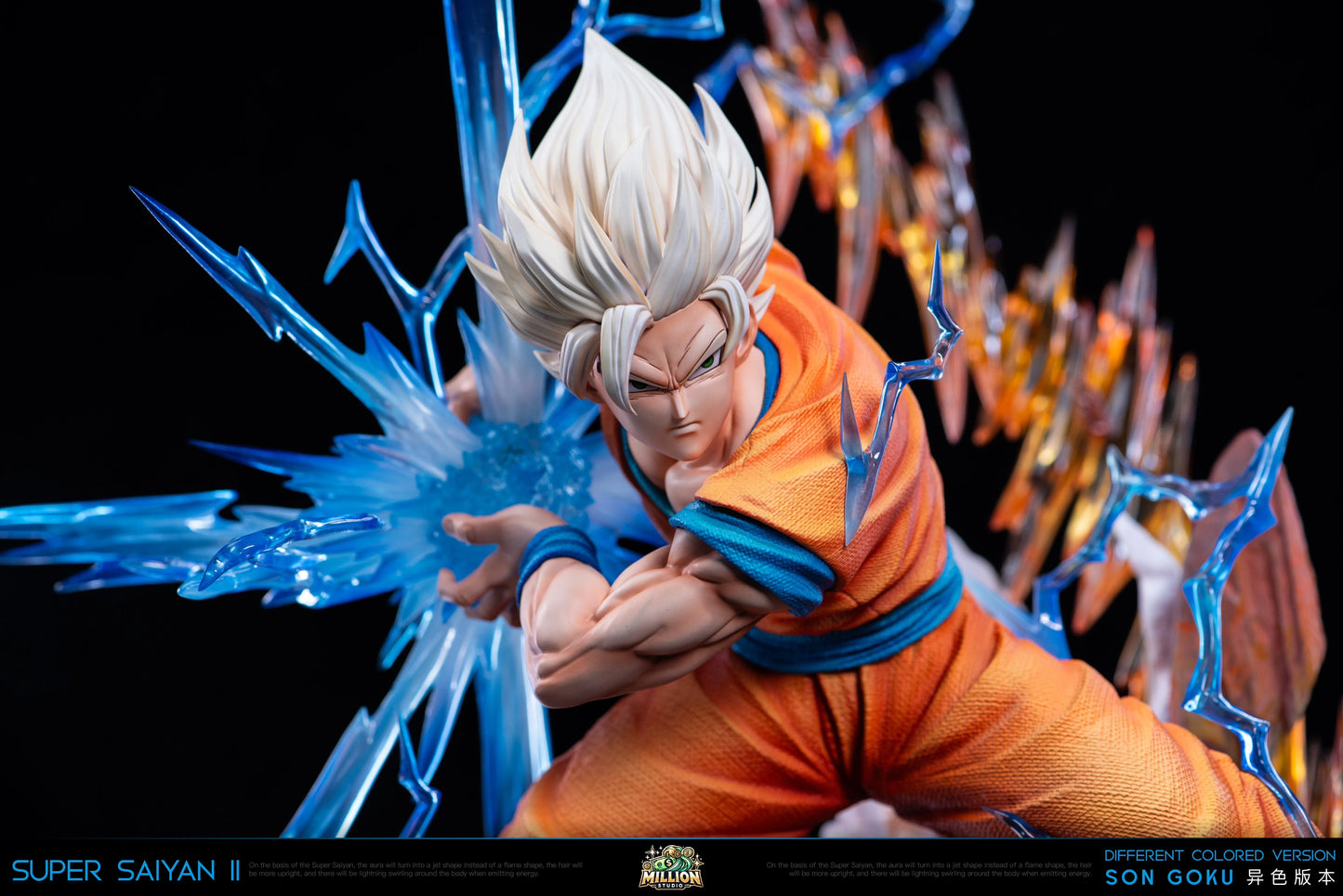 Preventa Resina Goku SSJ2 Figura Dragon Ball Million Estudio