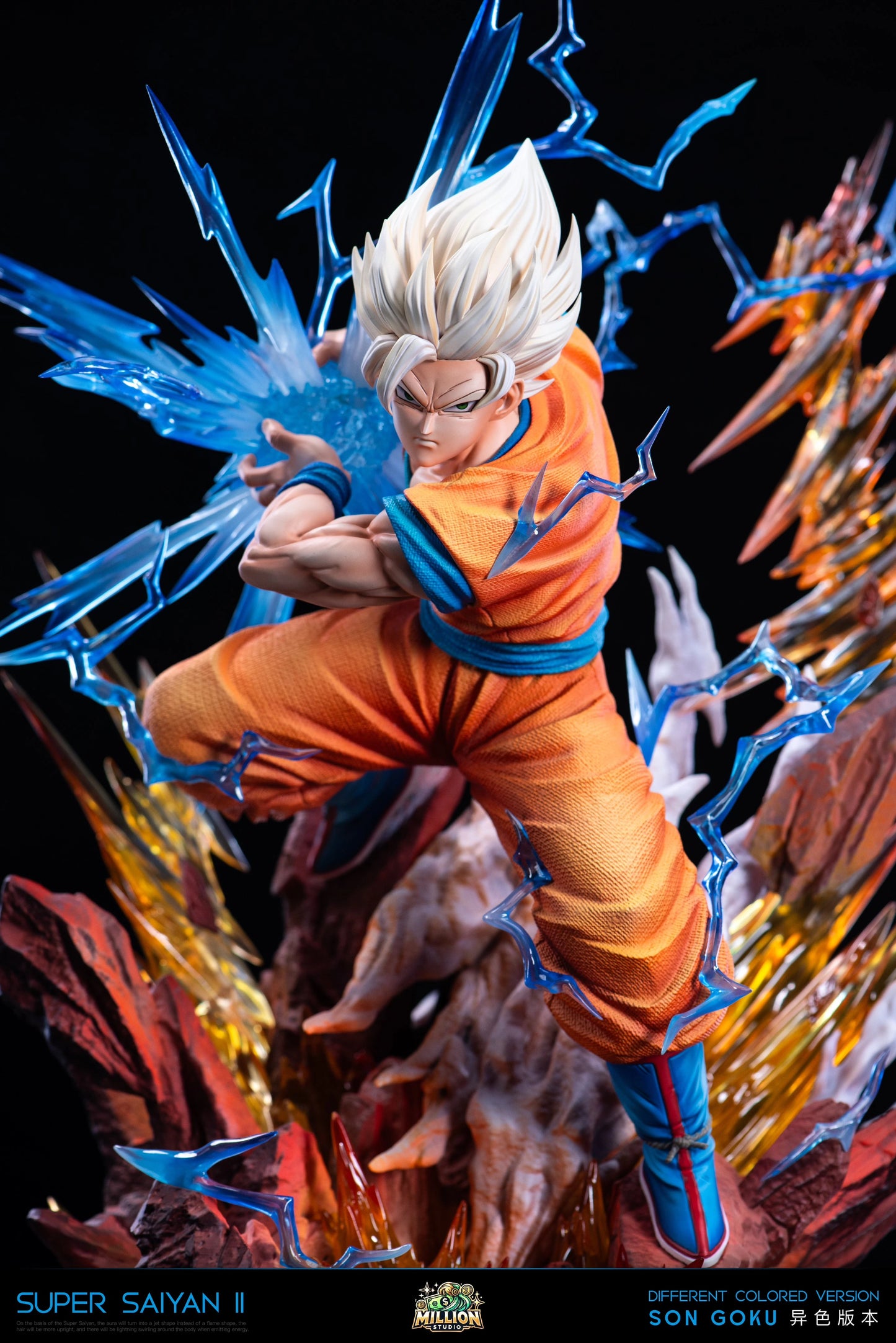 Preventa Resina Goku SSJ2 Figura Dragon Ball Million Estudio