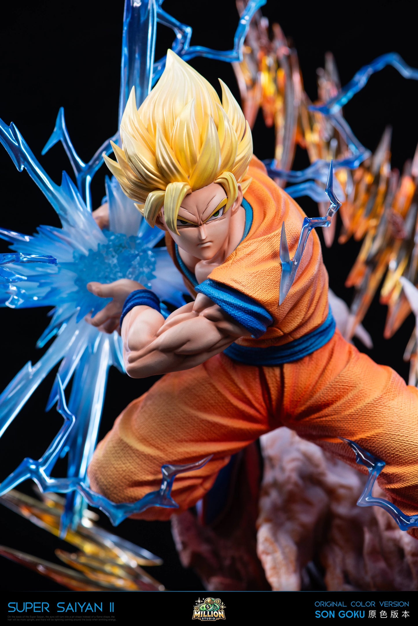 Preventa Resina Goku SSJ2 Figura Dragon Ball Million Estudio