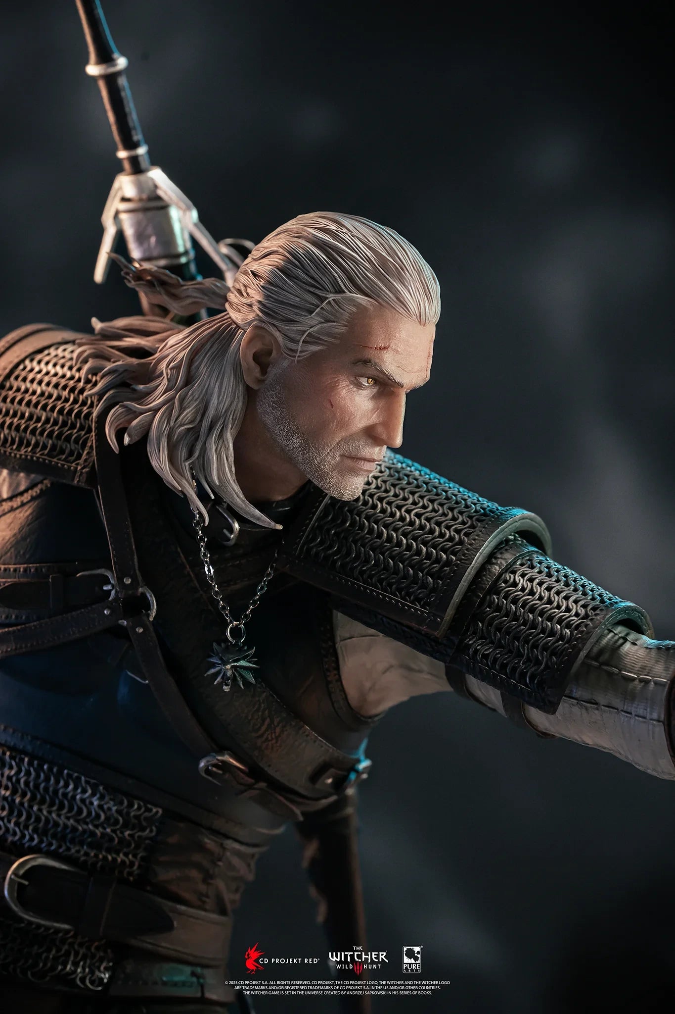 Preventa Resina Geralt vs Eredin Figura The Witcher 3 Pure Arts (Licencia) Estudio
