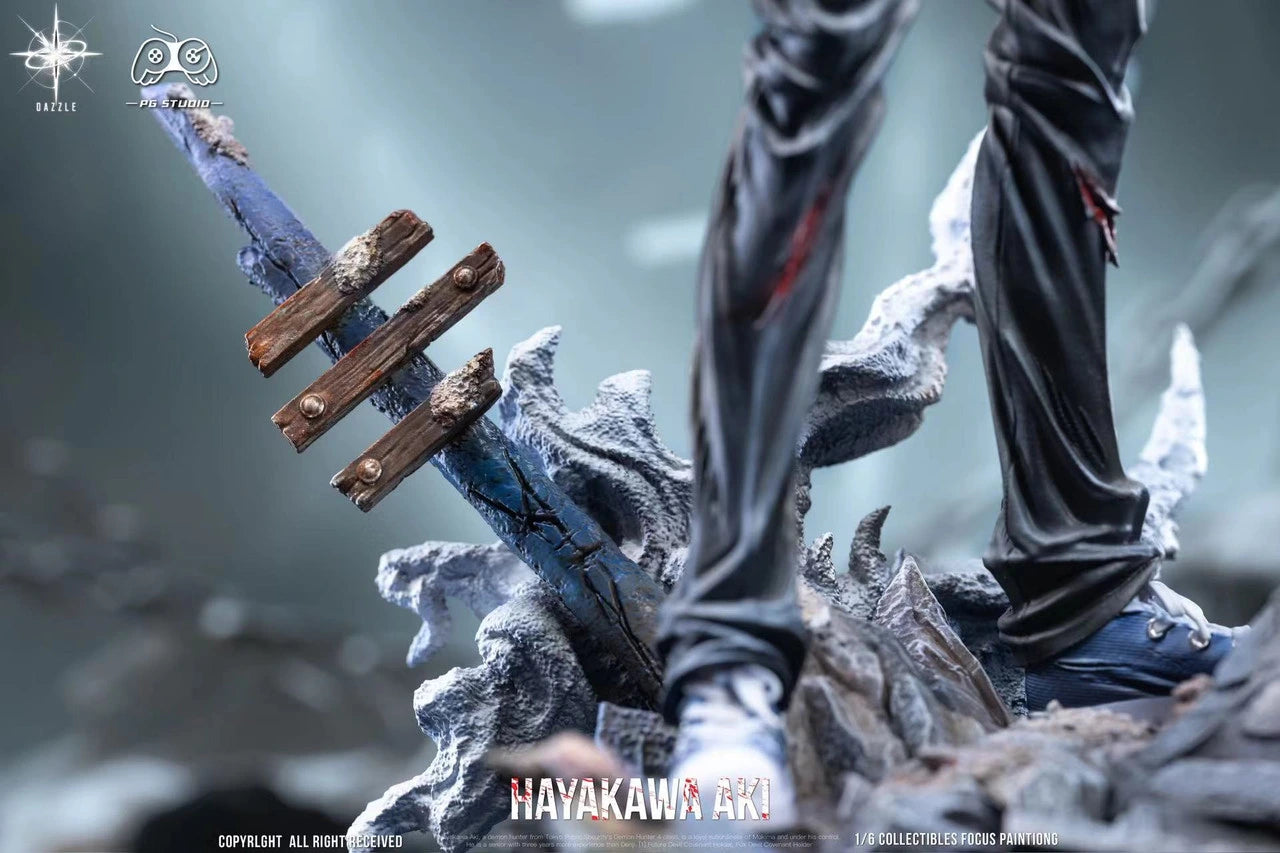 Preventa Resina Aki Hayakawa Figura Chainsaw Man Dazzke & PG Estudio