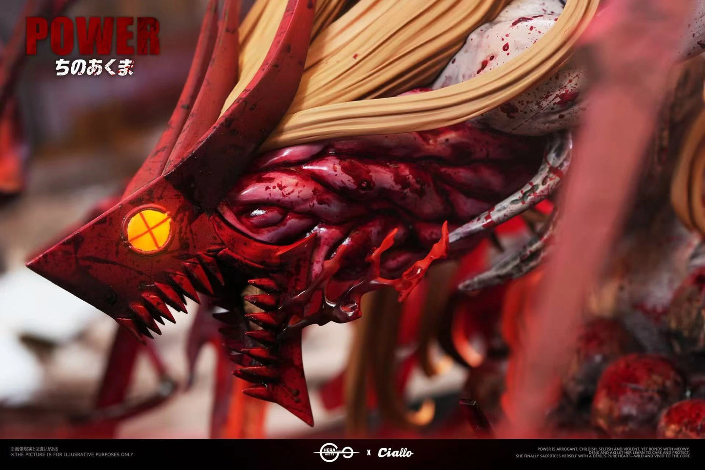 Preventa Resina Power Figura Chainsaw Man Hera x Ciallo Estudio