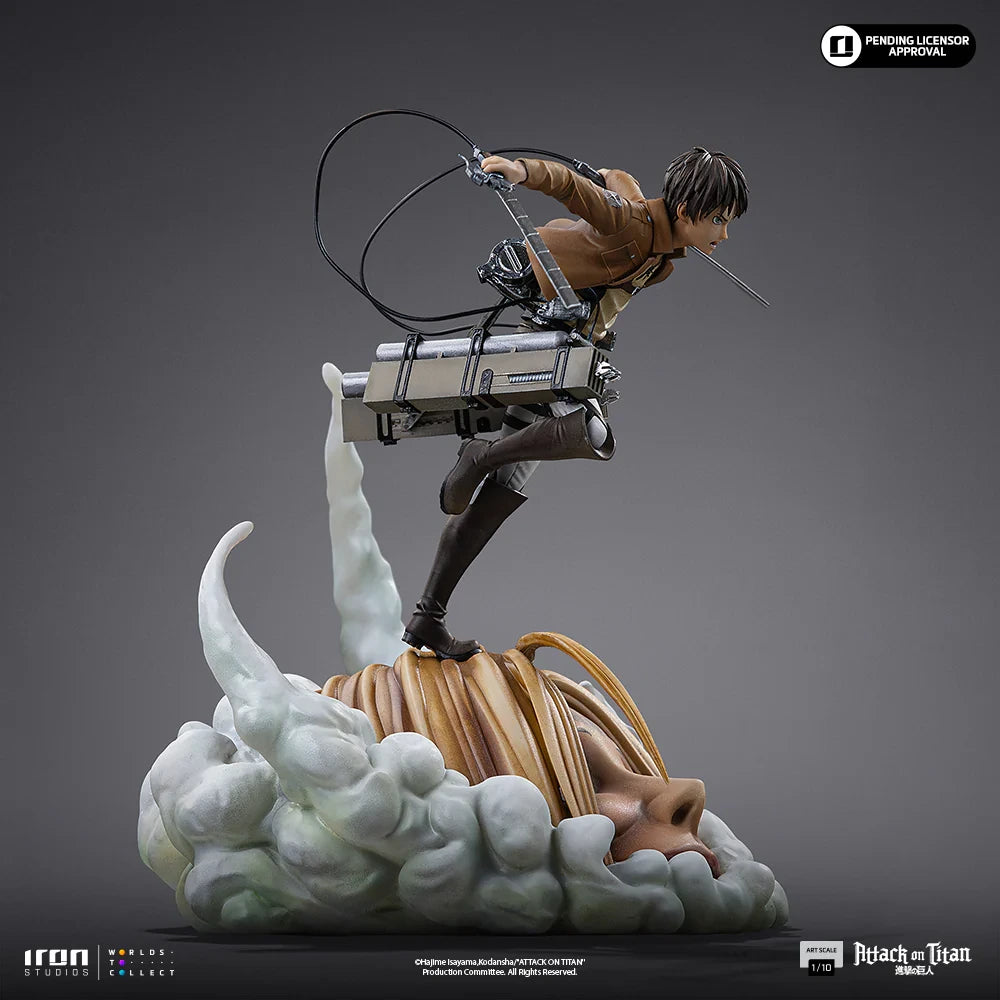 Preventa Resina Eren Jaeger Figura Attack On Titan Iron  Estudio