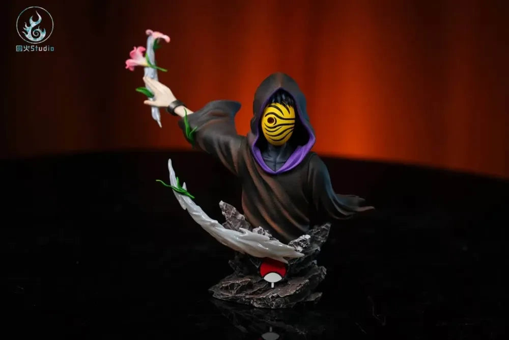 Preventa Resina Kurama & Obito Figura Naruto 1/6 Yuan Huo Estudio