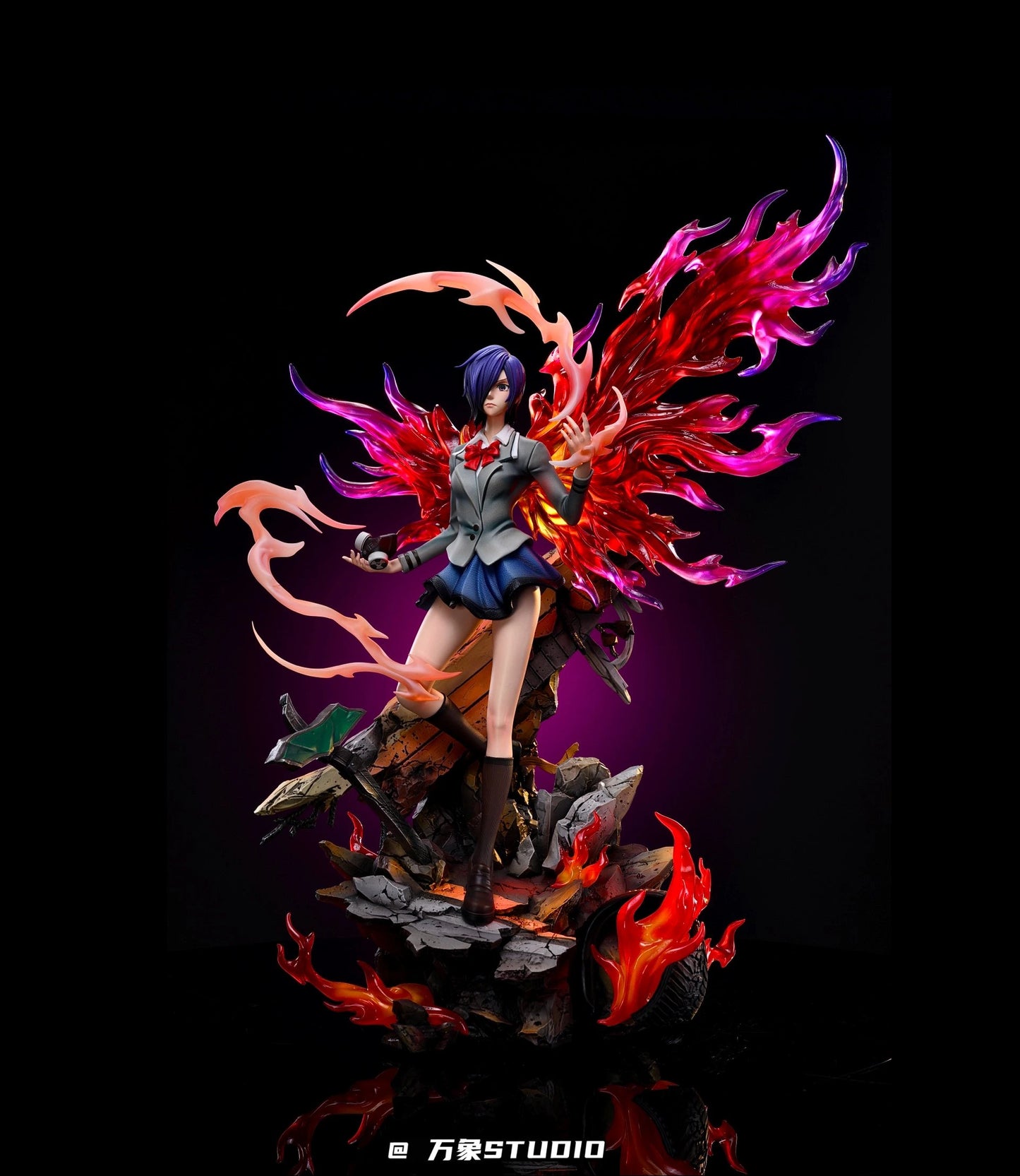 Preventa Resina Touka Kirishima Figura Tokyo Ghoul Wan Xiang Estudio
