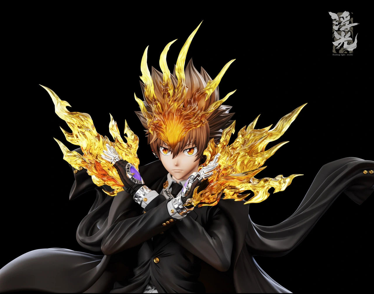 Preventa Resina Tsunayoshi Sawada Figura Katekyo Hitman Reborn! Floating Light  Estudio