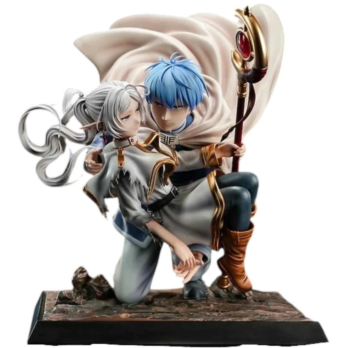 Preventa Resina Frieren & Himmel Figura Frieren: Más allá del final del viaje 1/6 QingHe Estudio