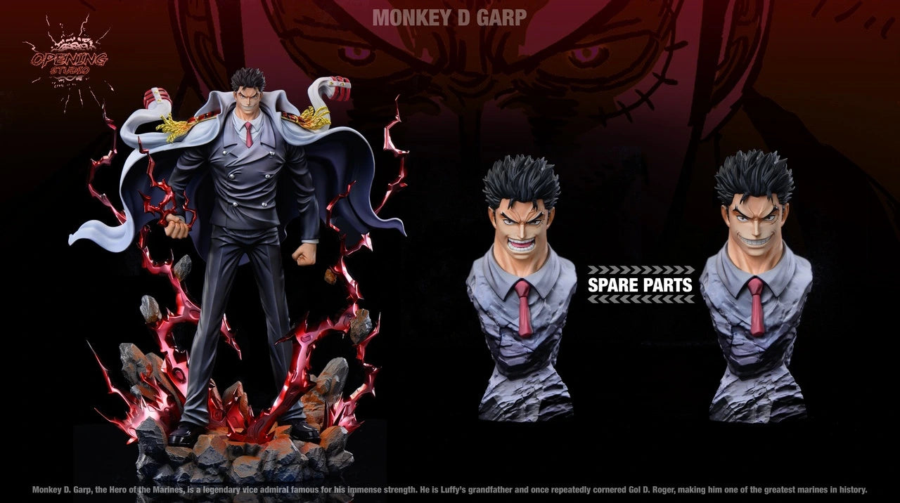 Preventa Resina Monkey D. Garp Figura One Piece Opening  Estudio