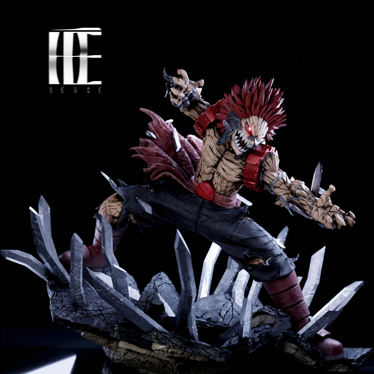 Preventa Resina Kirishima "Red Riot" Figura My Hero Academia Heroe Collectibles Estudio