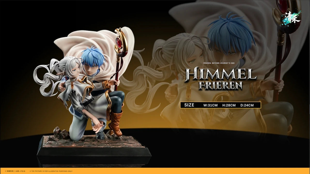Preventa Resina Frieren & Himmel Figura Frieren: Más allá del final del viaje 1/6 QingHe Estudio