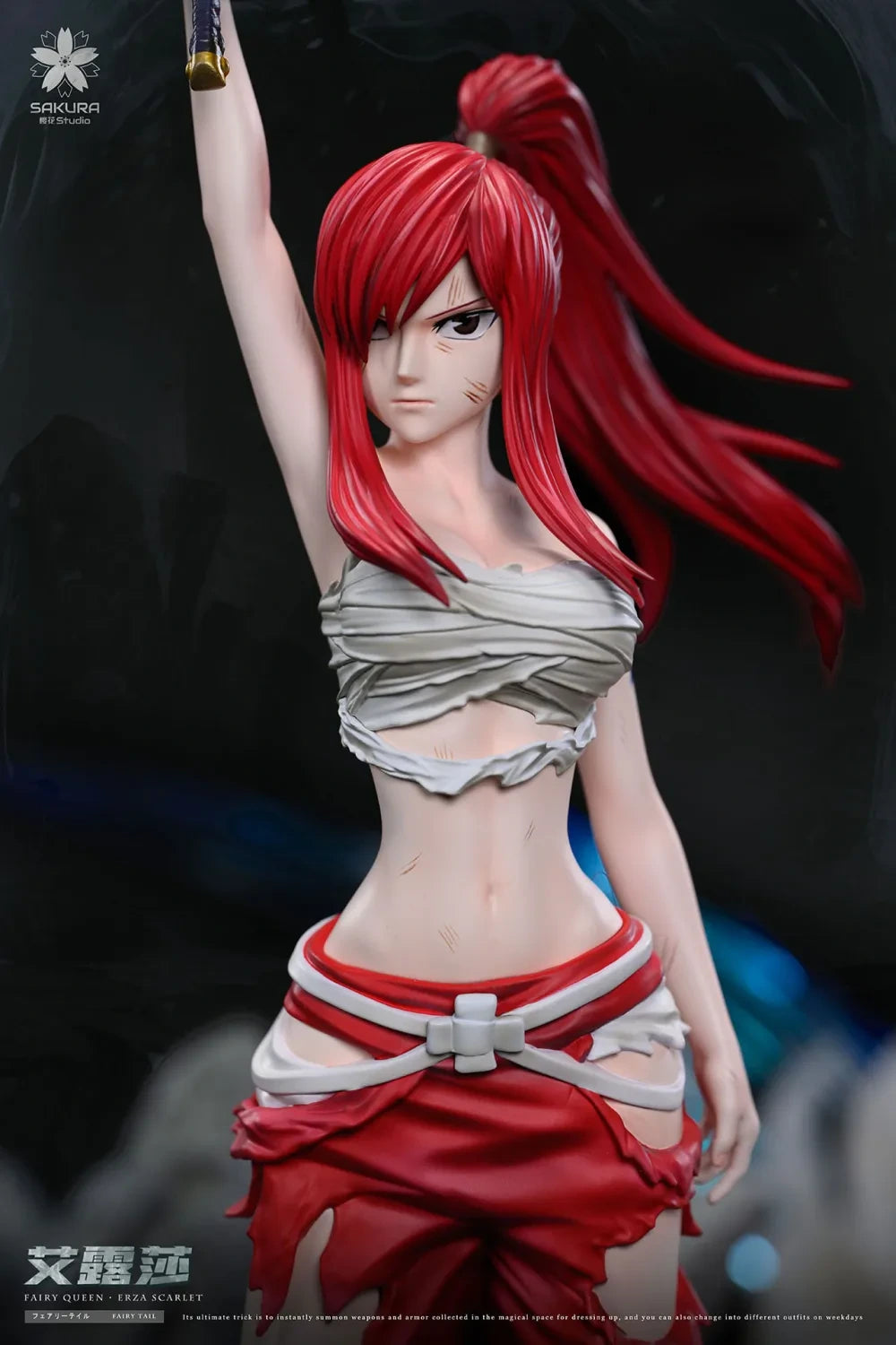 Preventa Resina Erza Scarlet Figura Fairy Tail Sakura Estudio