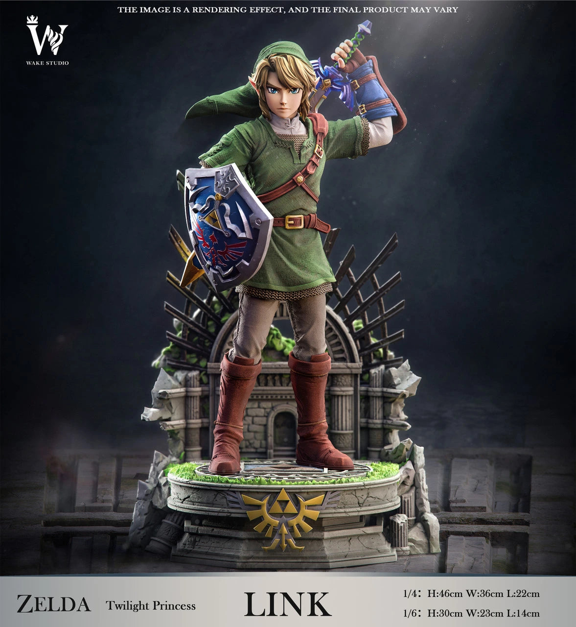 Preventa Resina Link Figura The Legend Of Zelda Wake Estudio