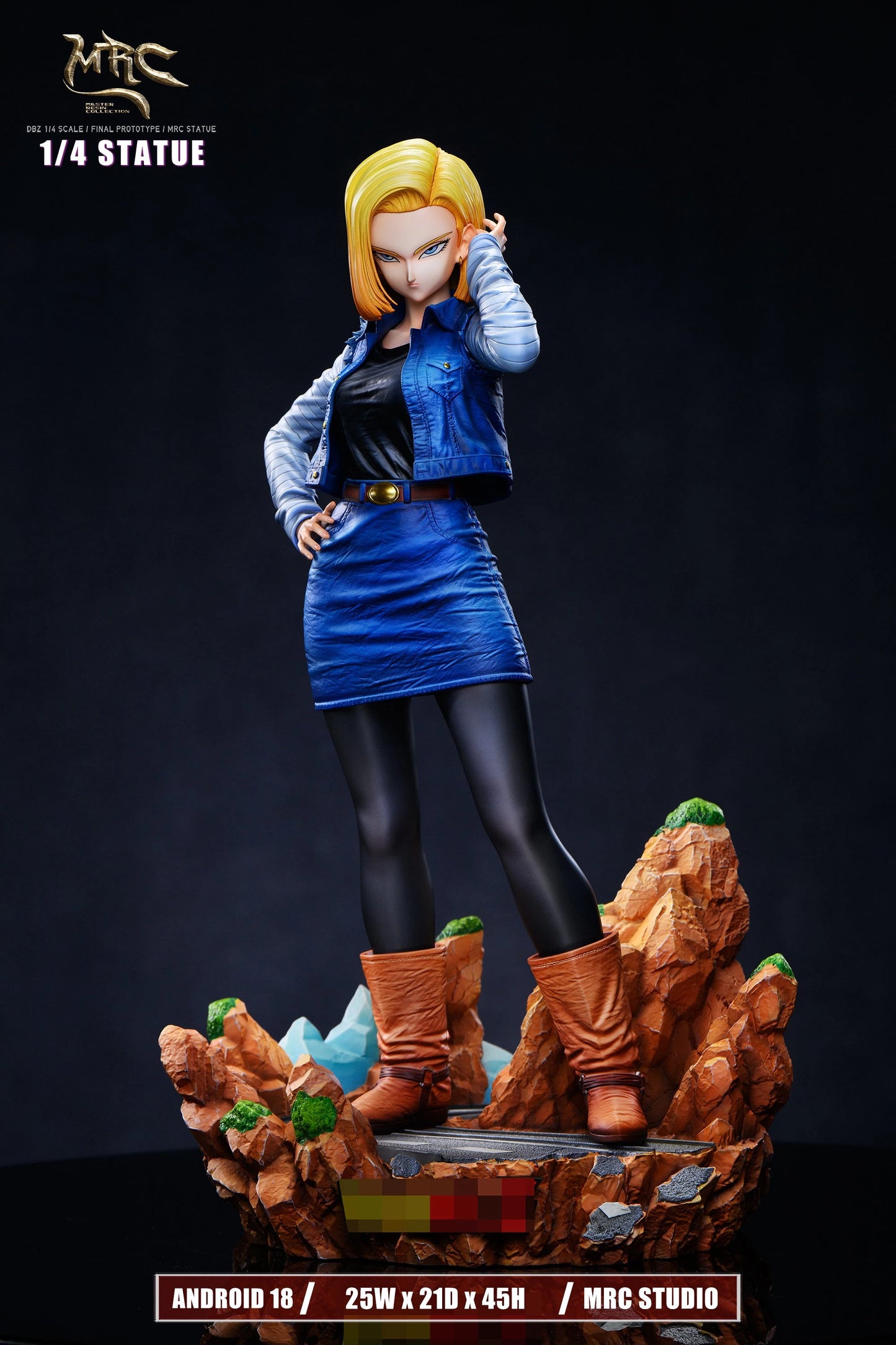 Preventa Resina Androide 18 Figura Dragon Ball MRC Estudio