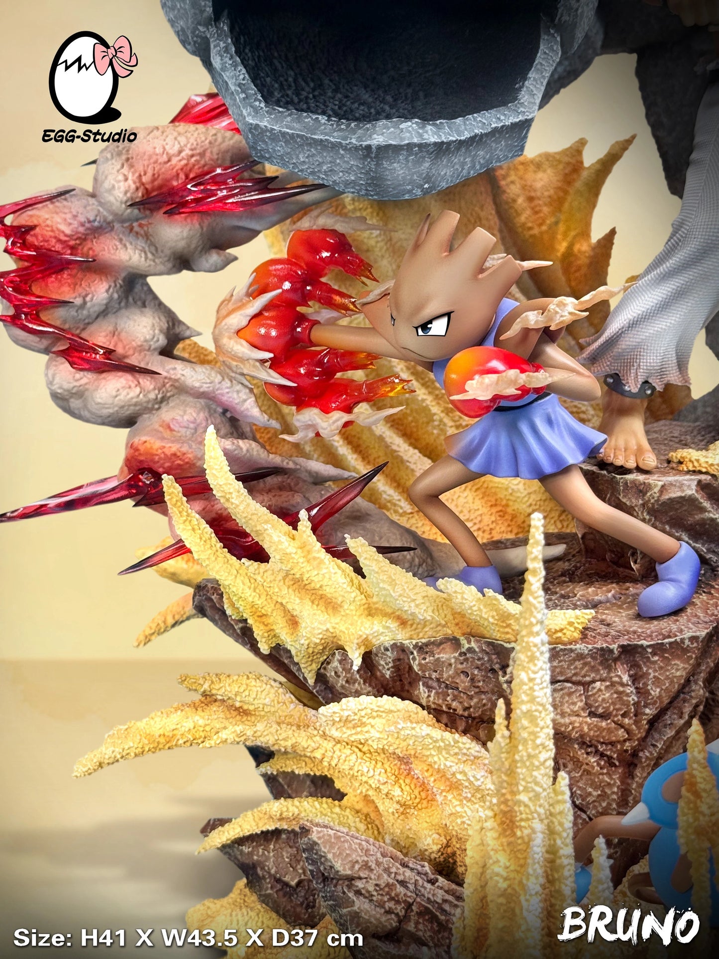 Preventa Resina Bruno (Alto Mando) Figura Pokemón EGG Estudio