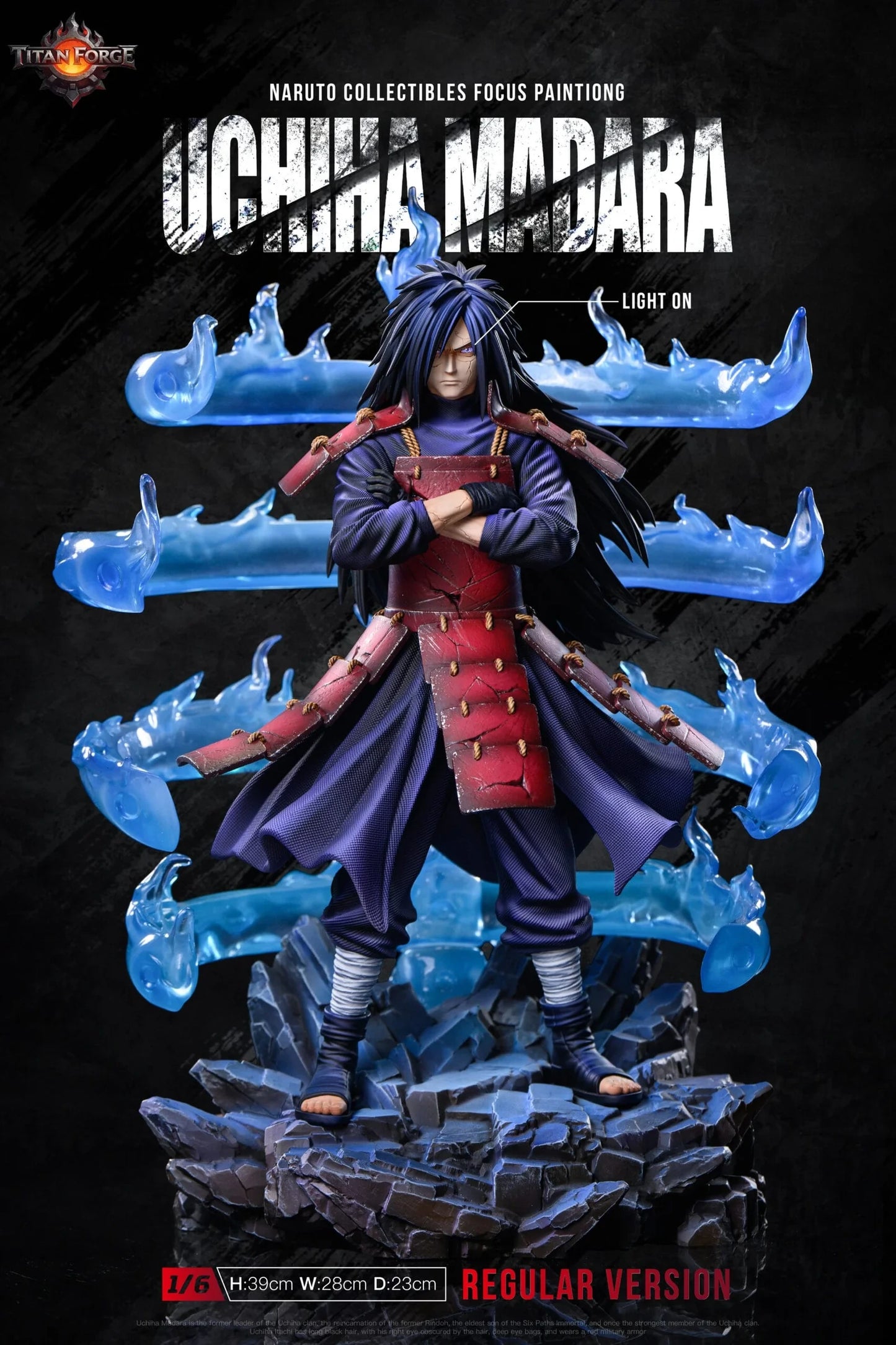 Preventa Resina Madara Uchiha Figura Naruto TITAN  Estudio