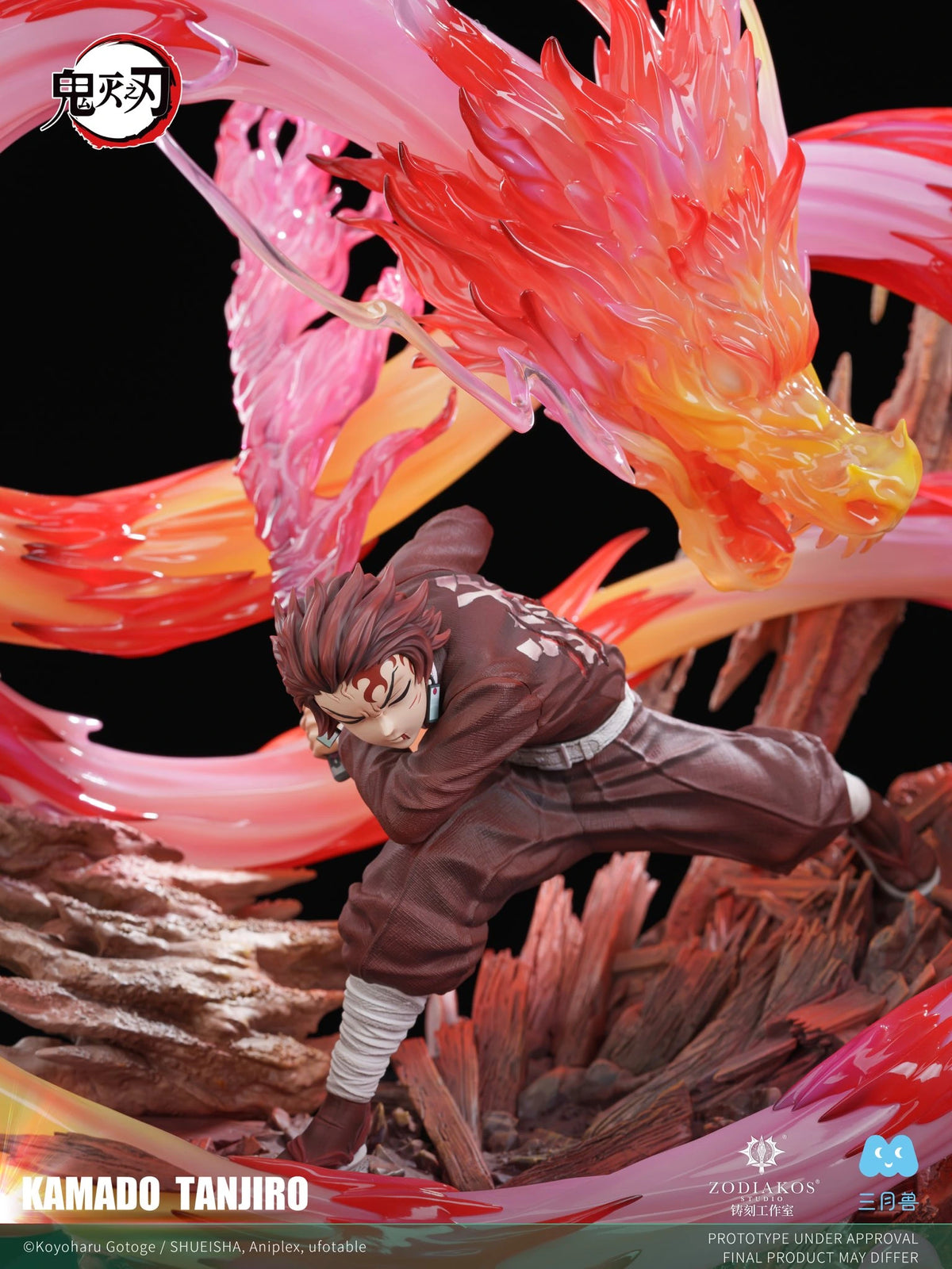 Preventa Resina Kamado Tanjiro  Figura Kimetsu No Yaiba 1/6 Zodiakos Estudio (Licencia)
