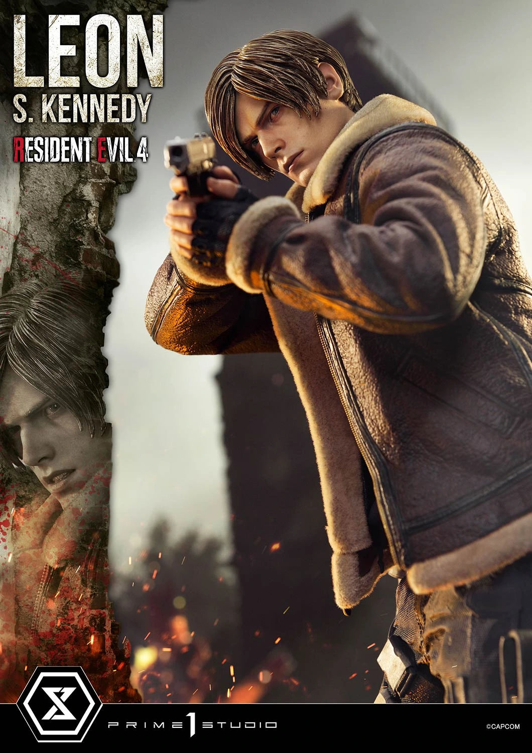 Preventa Resina Leon S. kennedy Figura Resident Evil 4 Prime 1 (Licencia) Estudio